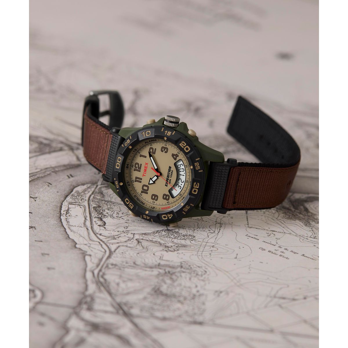 T45181 Easy Reader para Hombre pulsera de tela 35 mm