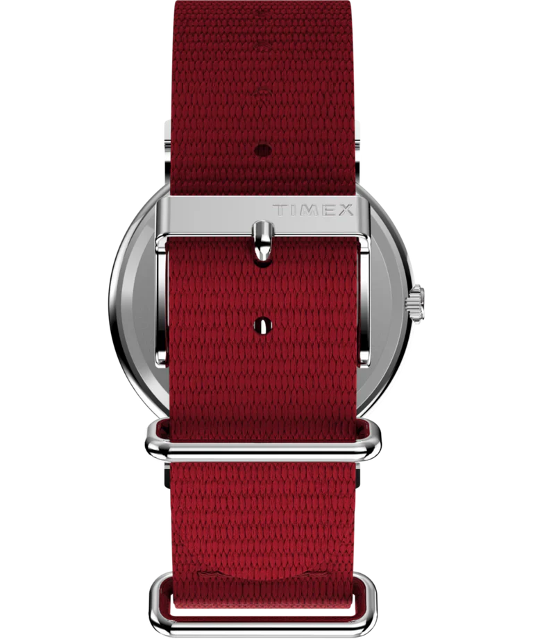 TW2R41400 Timex x Peanuts Snoopy reloj de hombre pulsera de tela 38 mm