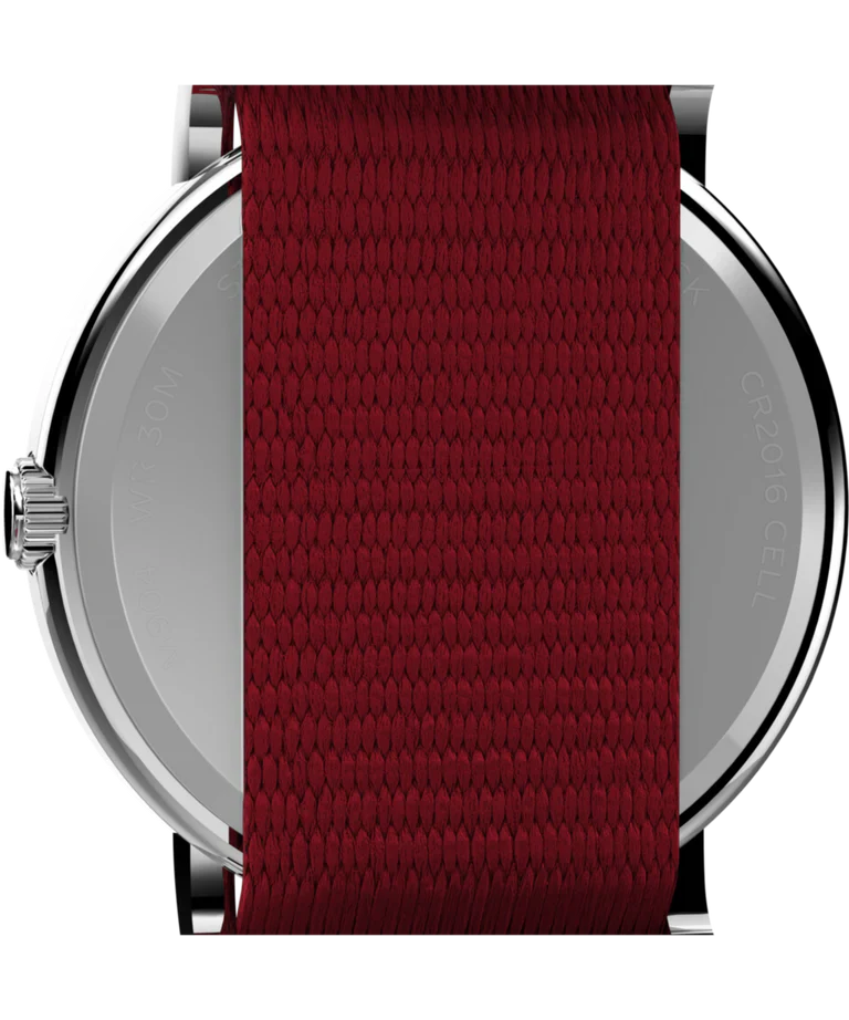 TW2R41400 Timex x Peanuts Snoopy reloj de hombre pulsera de tela 38 mm