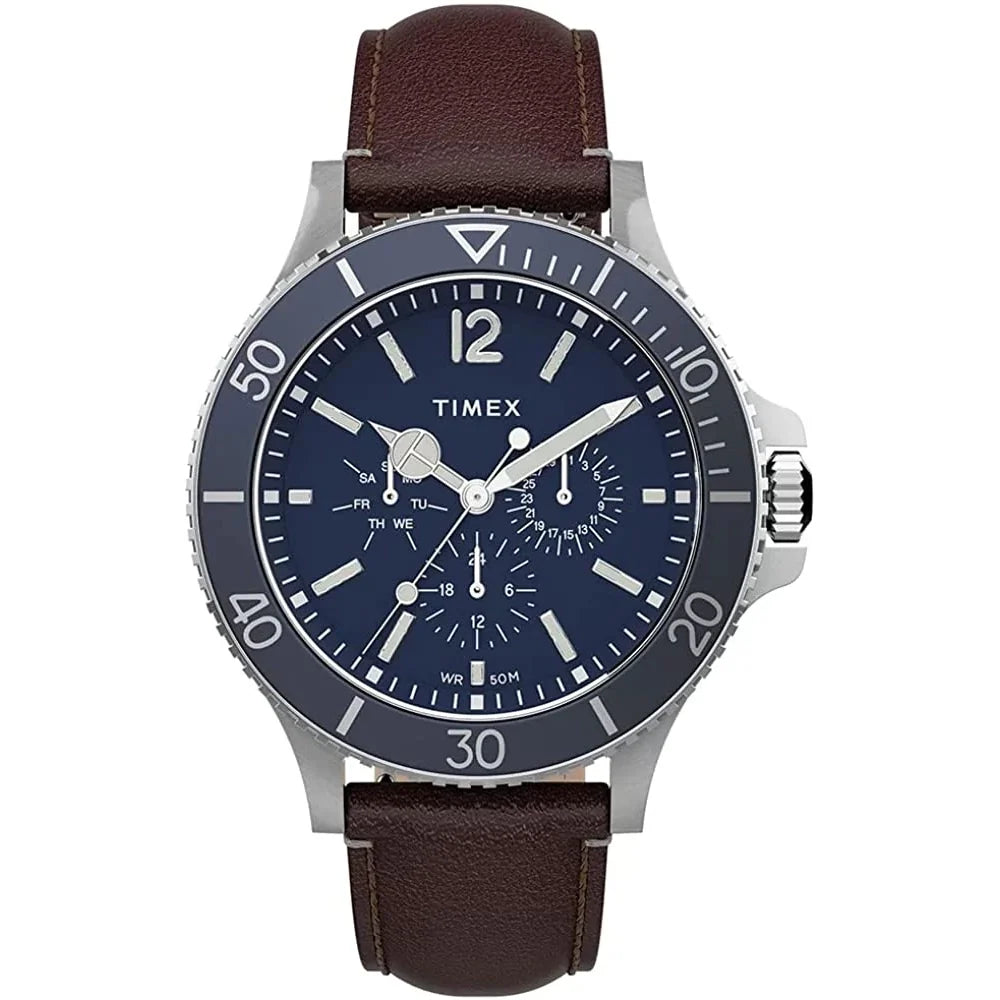 TW2U13000 Reloj Timex Harborside de caballero pulsera de cuero