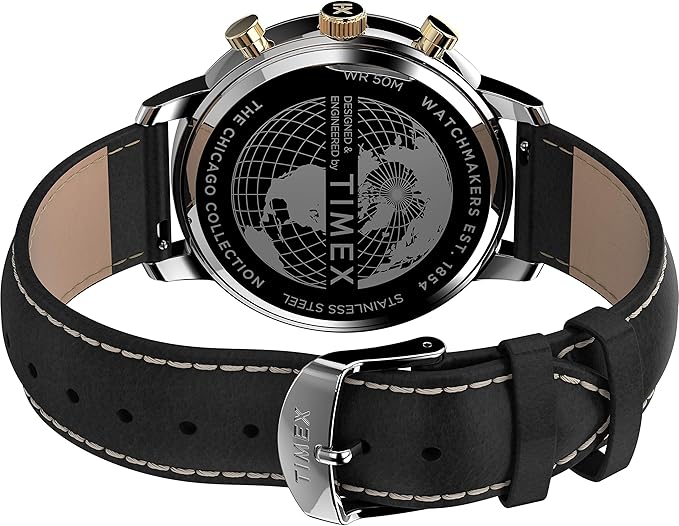 TW2U39100VQ Reloj Timex Chicago de caballero pulsera de cuero