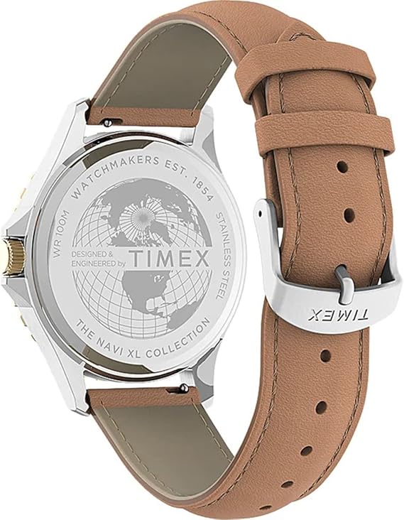 TW2U55600 Timex Navi XL de caballero pulsera de cuero 41 mm
