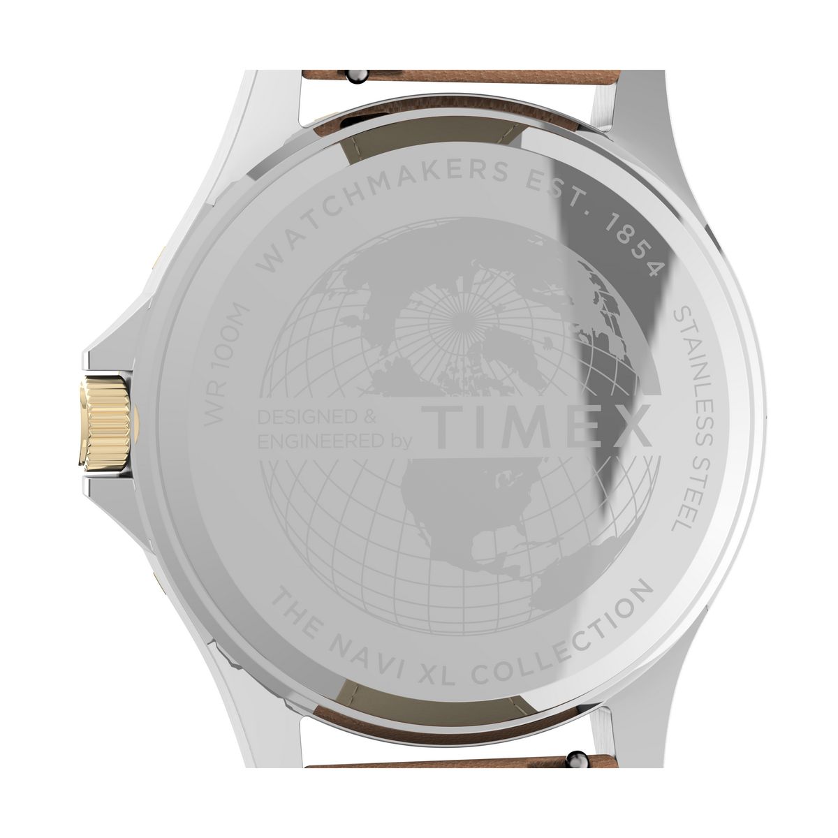 TW2U55600 Timex Navi XL de caballero pulsera de cuero 41 mm