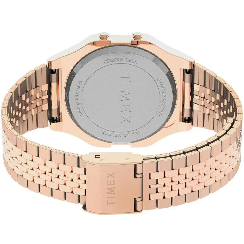 TW2U93600 Reloj Timex T80 Unisex banda de metal 34mm