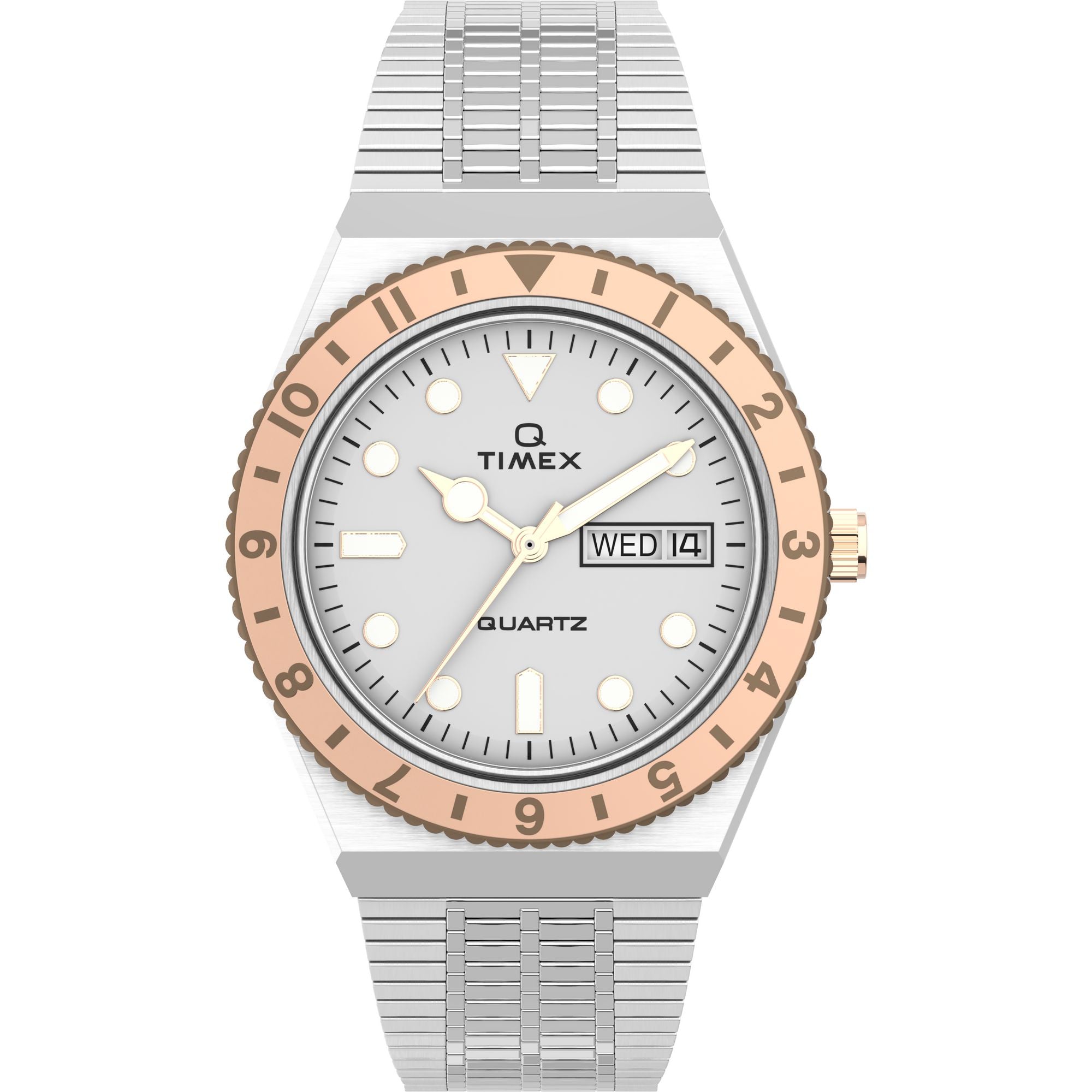 TW2U95600 Reloj Timex Q de mujer pulsera de metal 36 mm