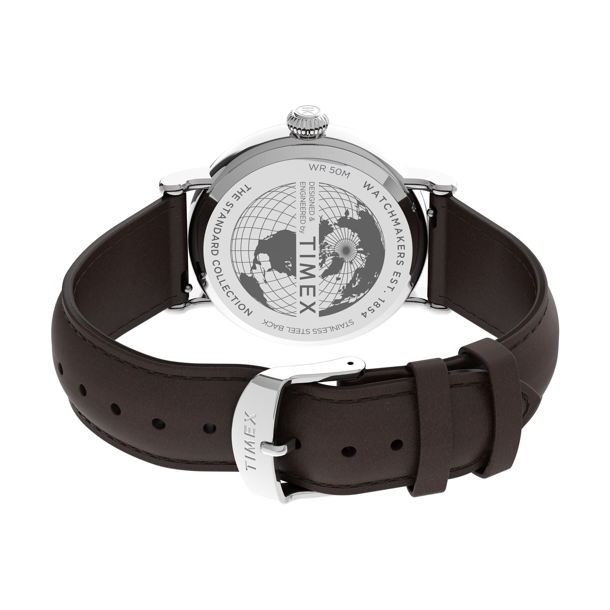 TW2V27800 Expedition Scout de hombre pulsera de cuero 40 mm