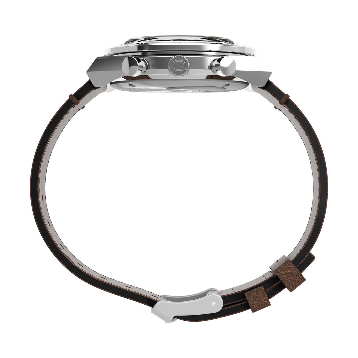 TW2V42800 Timex Q Chronograph de hombre correa de cuero