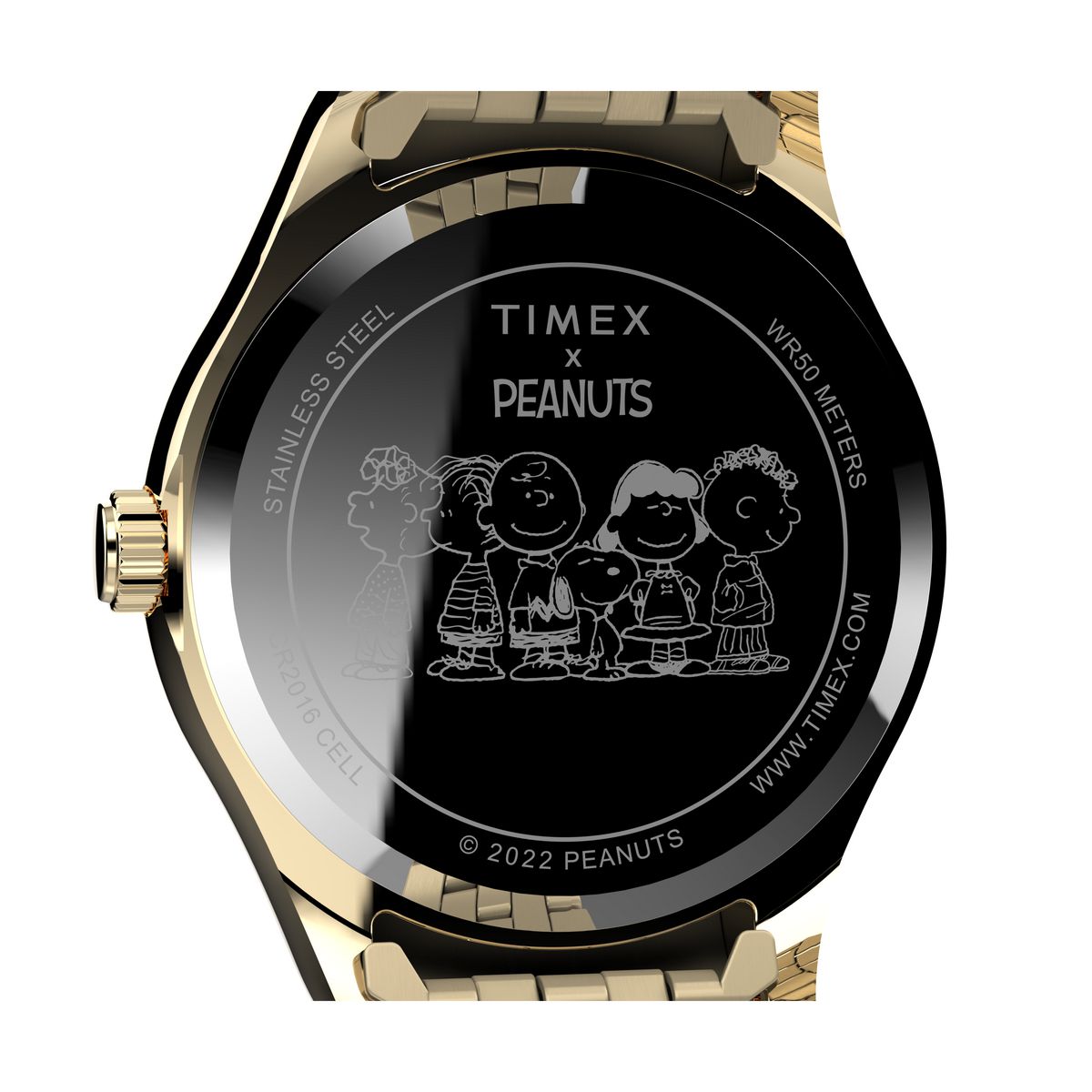 TW2V47300 Timex X Peanuts de hombre correa de metal Snoopy