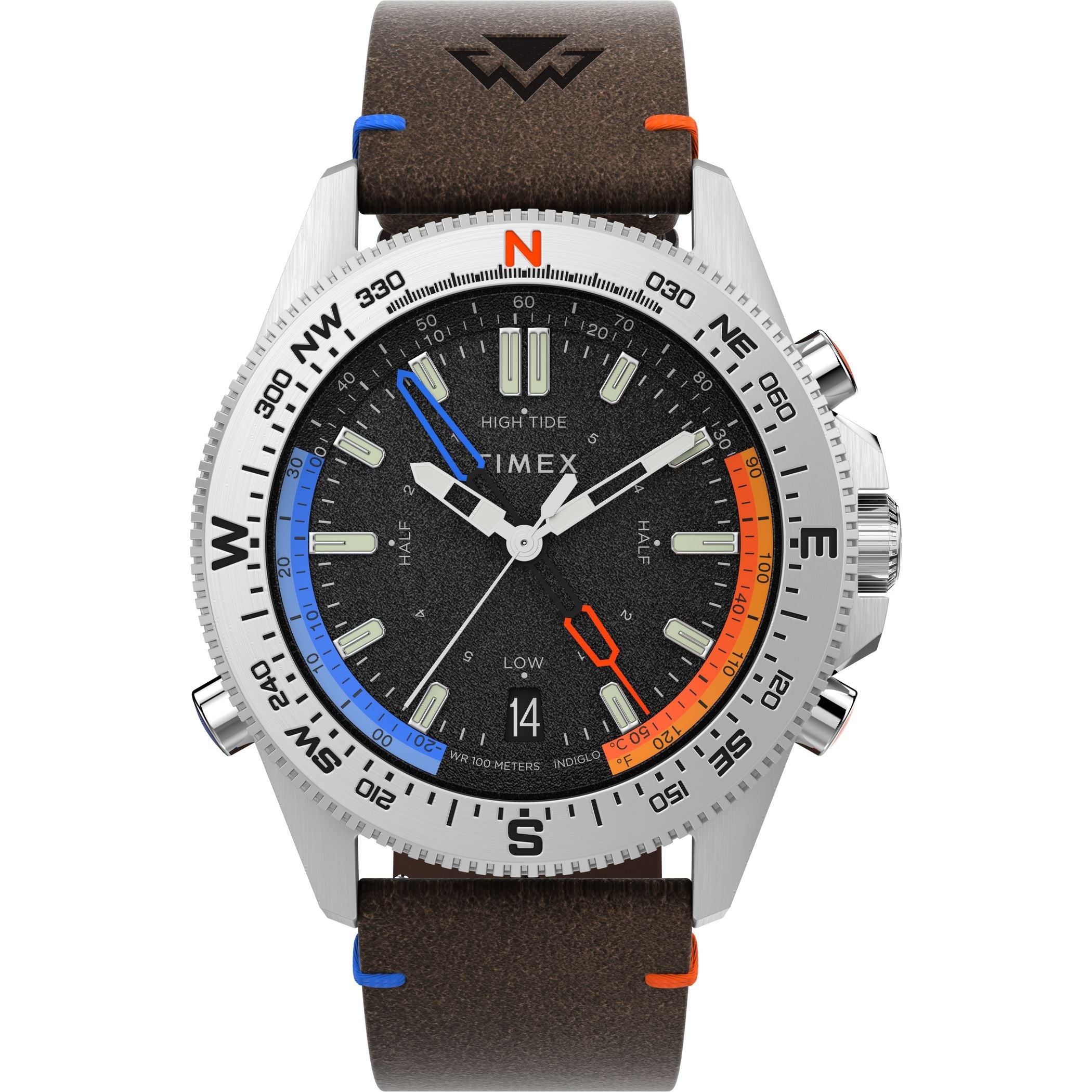 TW2V64400 Reloj Timex Expedition Compass de hombre banda de piel