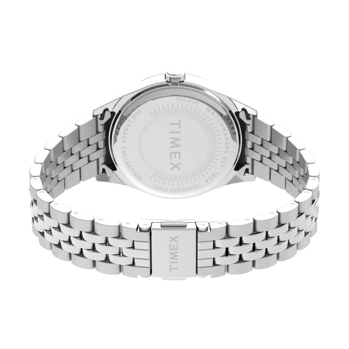 TW2V68400 Legacy Day and Date de dama correa de metal