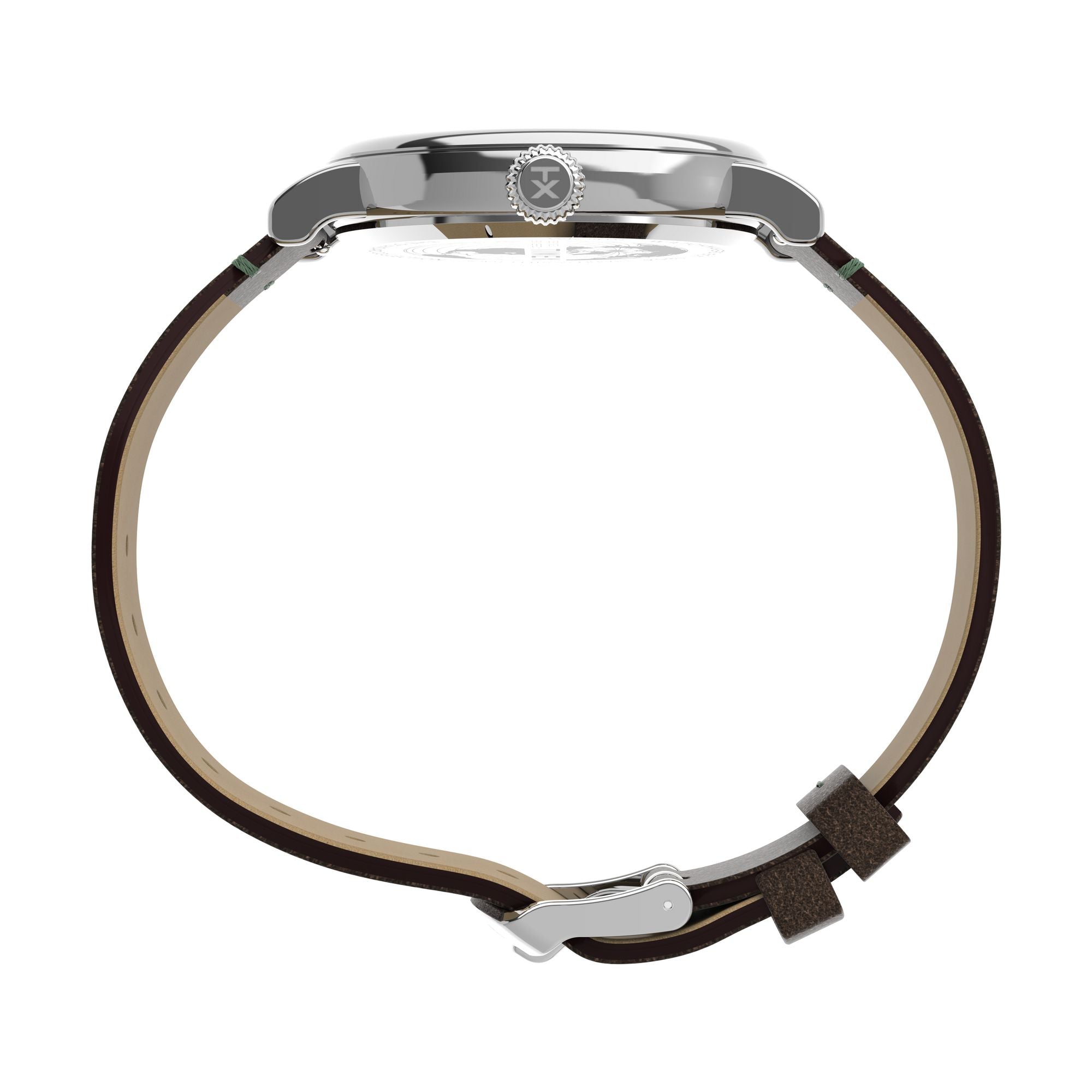 TW2V71200 Standard de hombre pulsera de piel 40 mm
