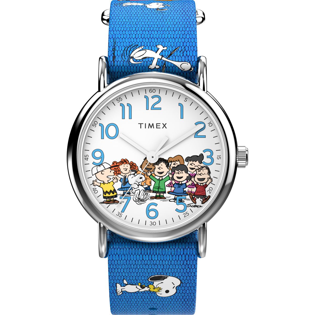 TW2W19400 Análogo para señorita con Correa de Tela Peanuts Snoopy 38 mm