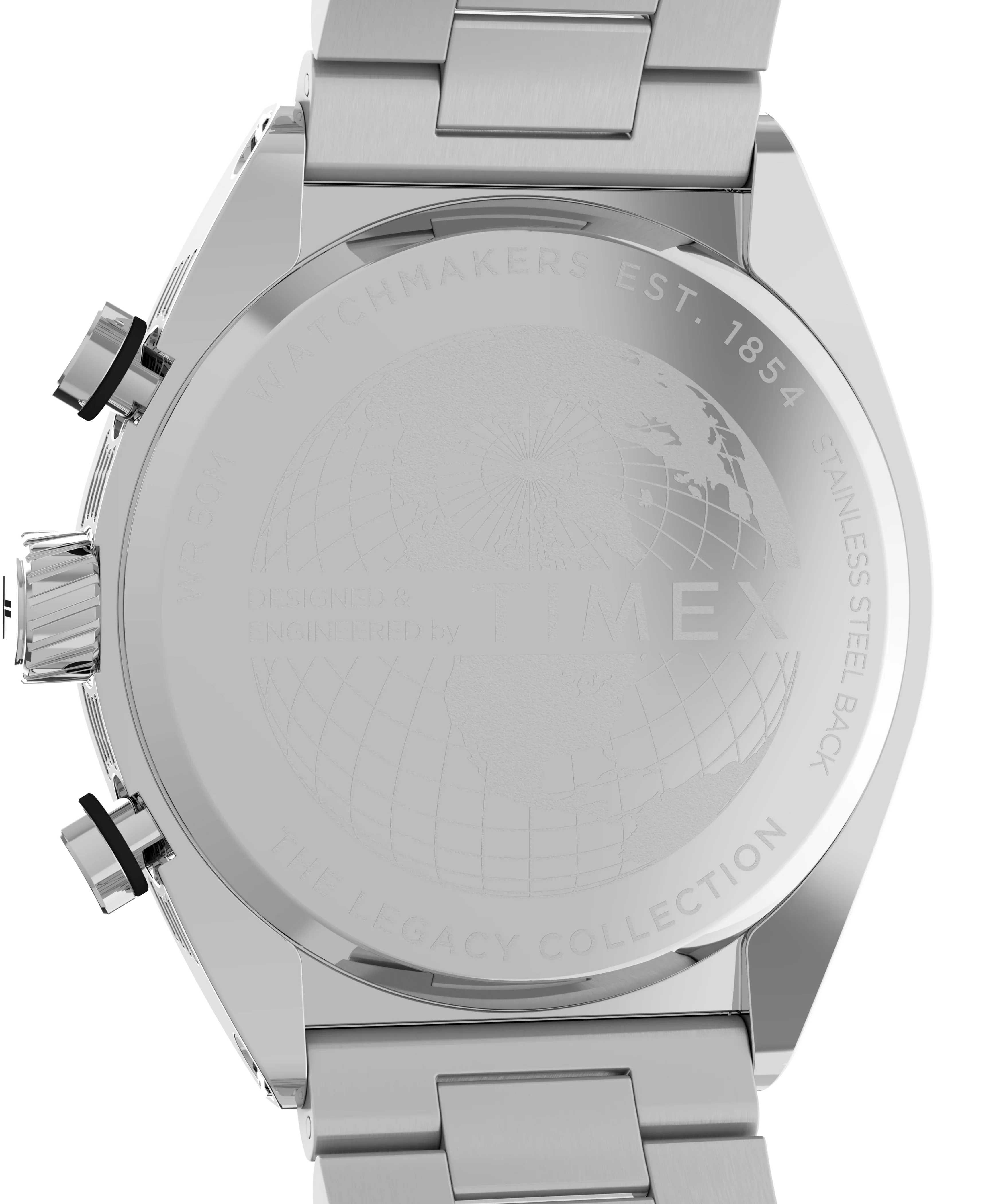 TW2W22200 Legacy Tonneau de caballero pulsera de acero inoxidable