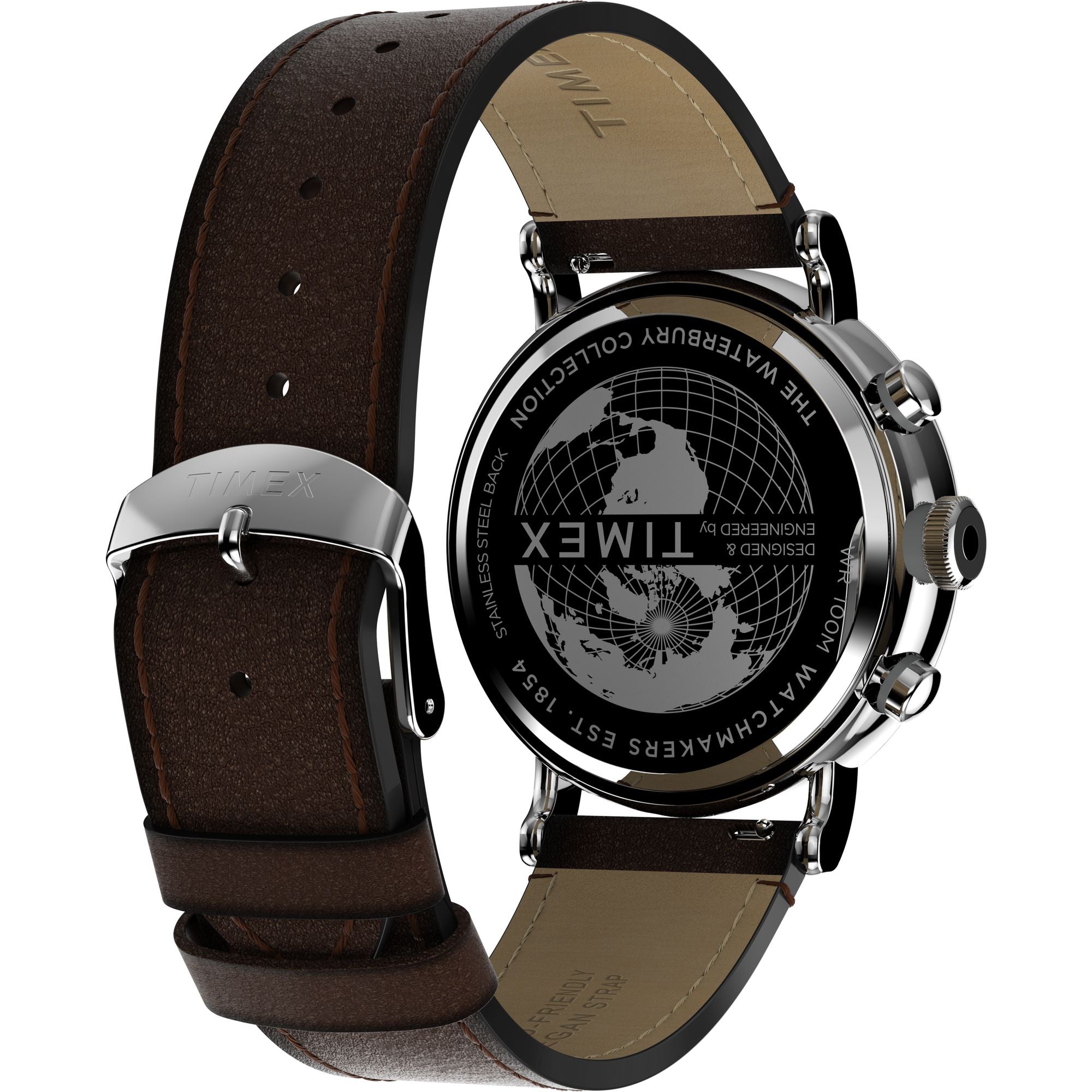 TW2W47300 Reloj Timex Waterbury de hombre pulsera de piel 43 mm