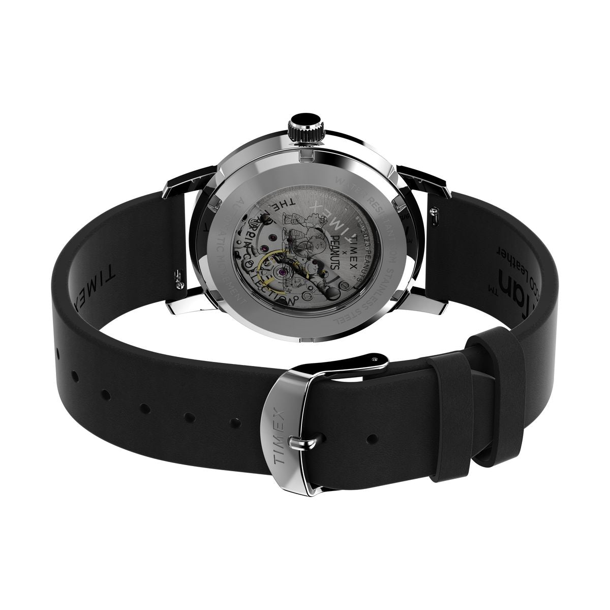 TW2W49600 Marlin Automatico Snoopy de hombre correa de cuero