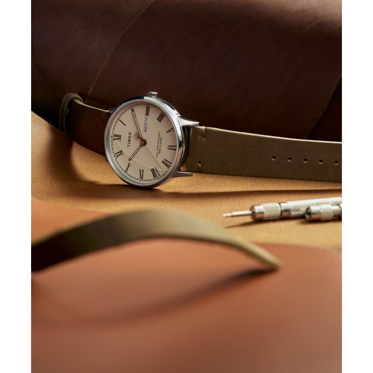 TW2W50600 Reloj Timex Waterbury Classic de hombre correa de piel