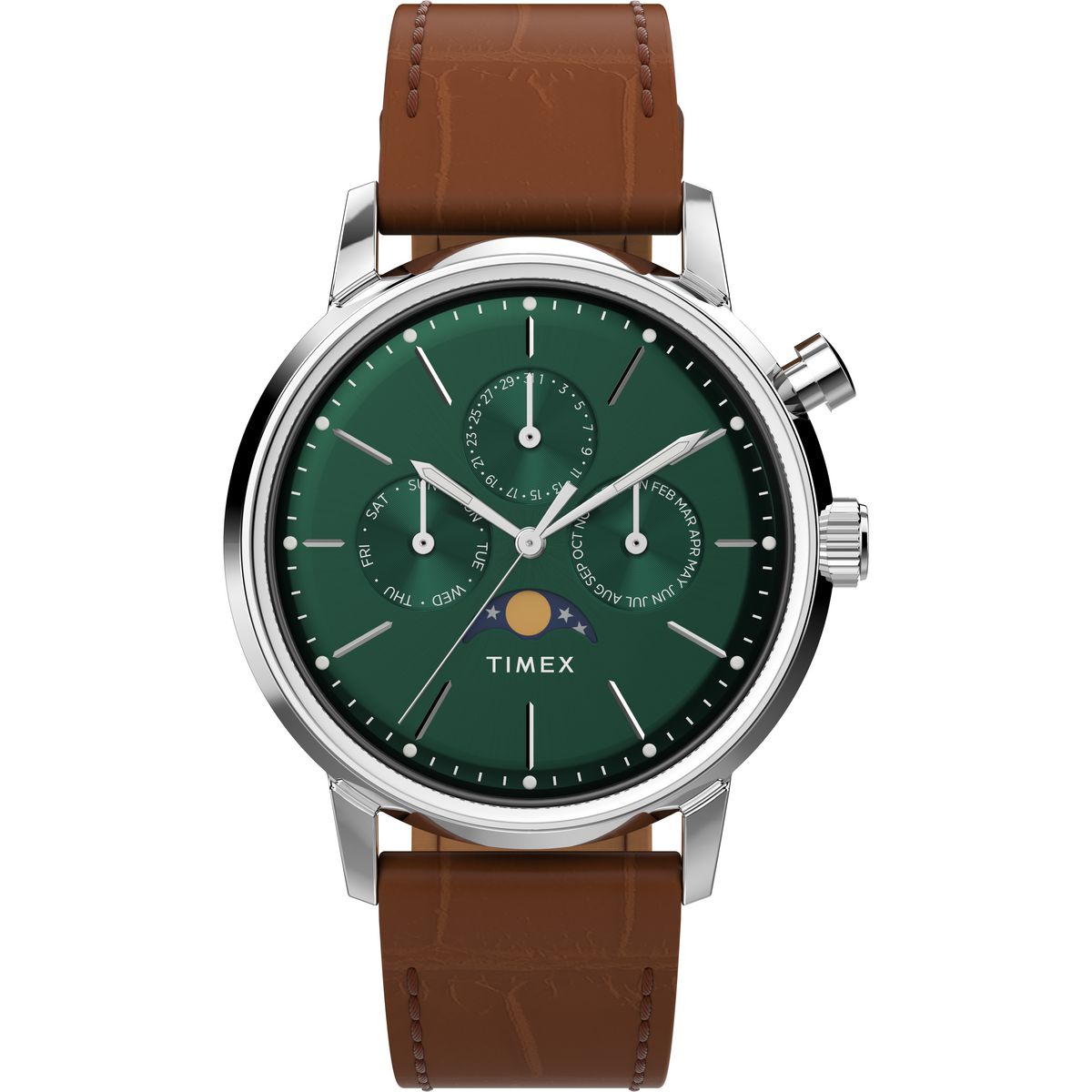TW2W51000 Marlin Moon Phase de hombre correa de cuero
