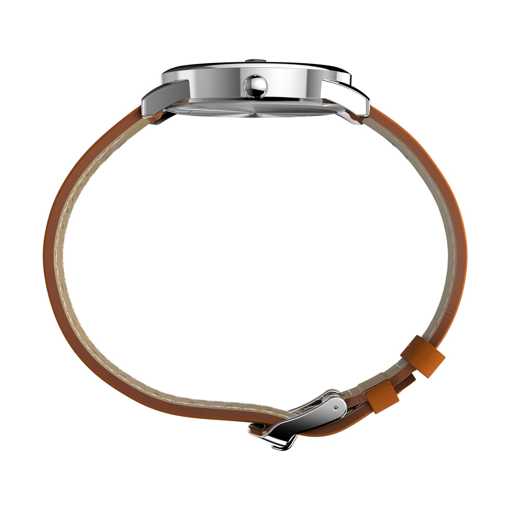 TW2W54600 Easy Reader de hombre pulsera de cuero 35 mm