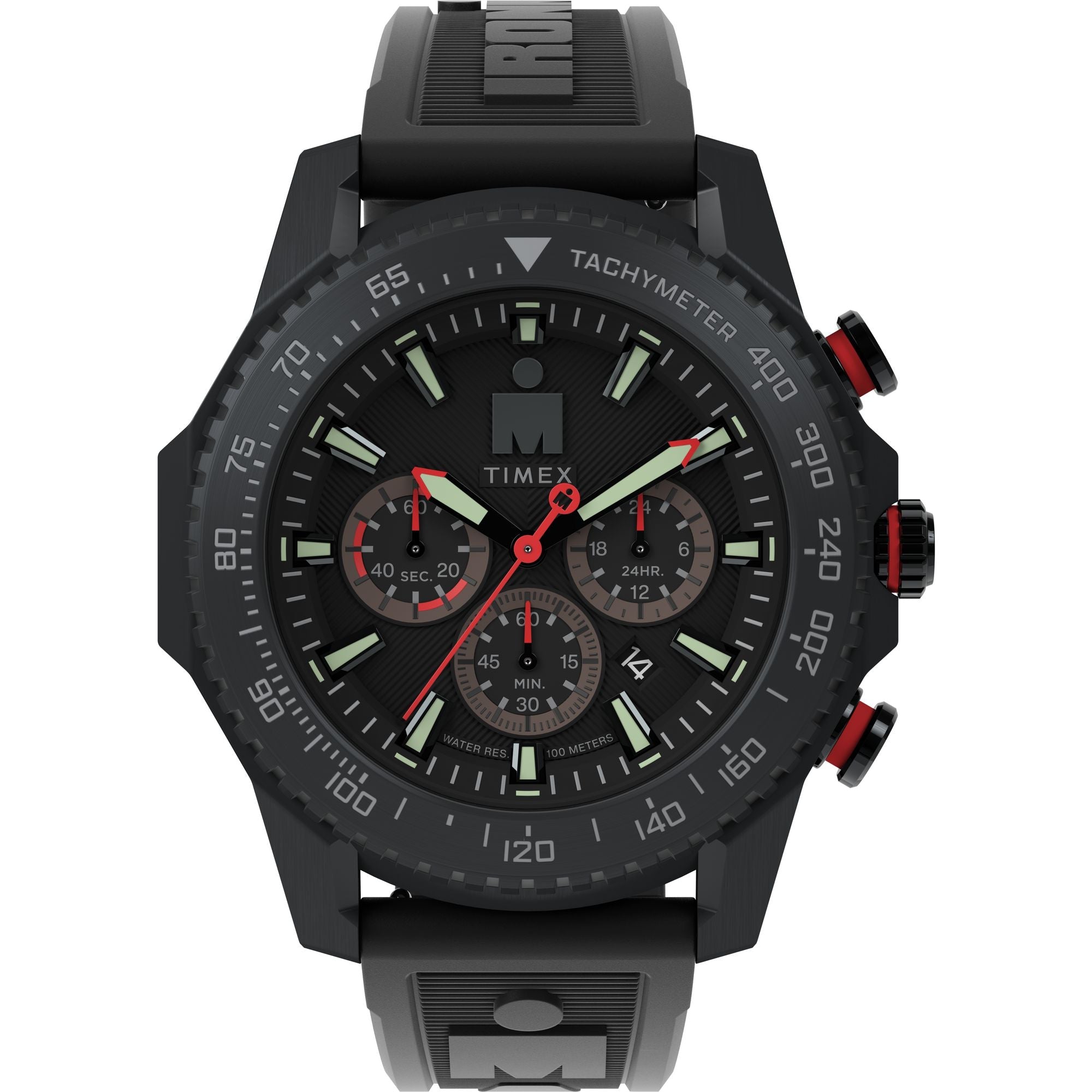 TW2W55400 Ironman Adrenaline de caballero pulsera de resina 48 mm