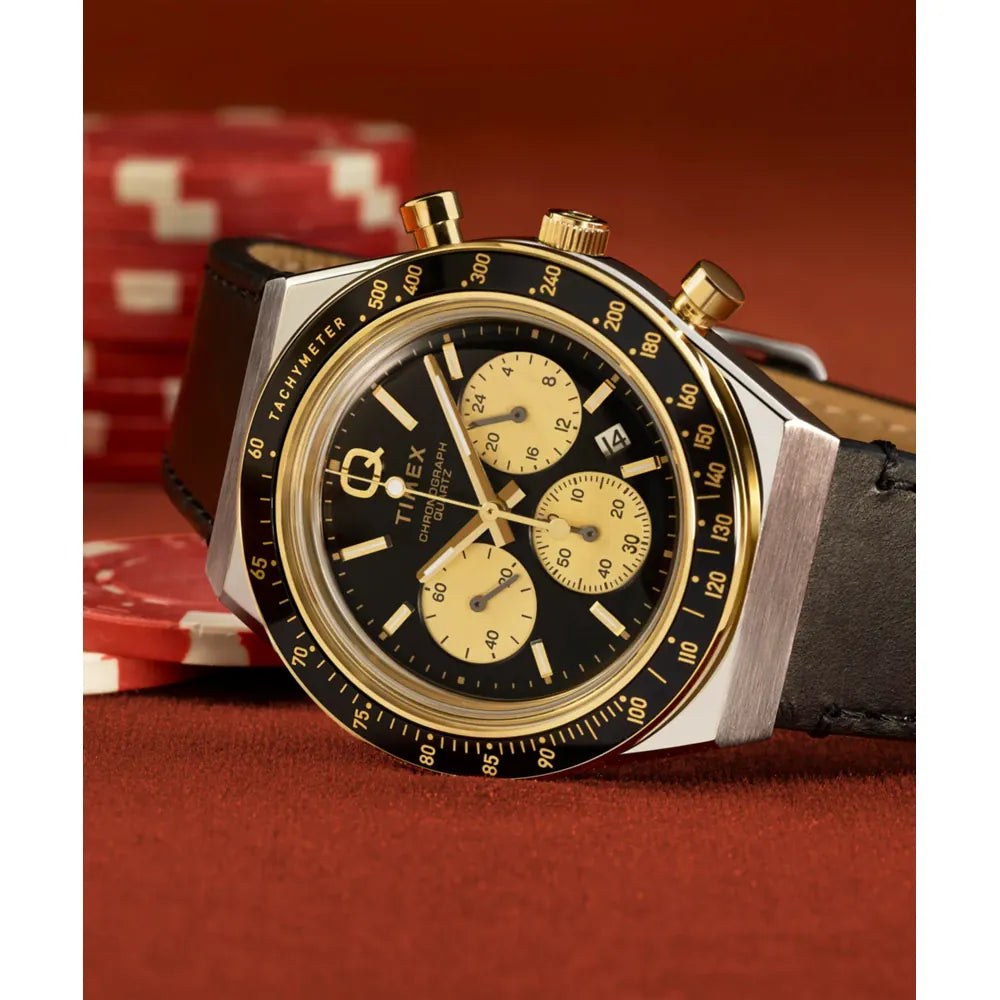 TW2W64300 Timex Q de hombre correa de piel