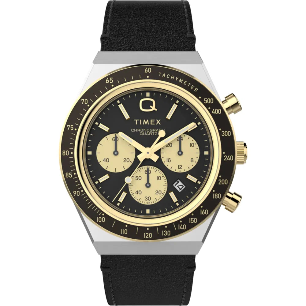TW2W64300 Timex Q de hombre correa de piel