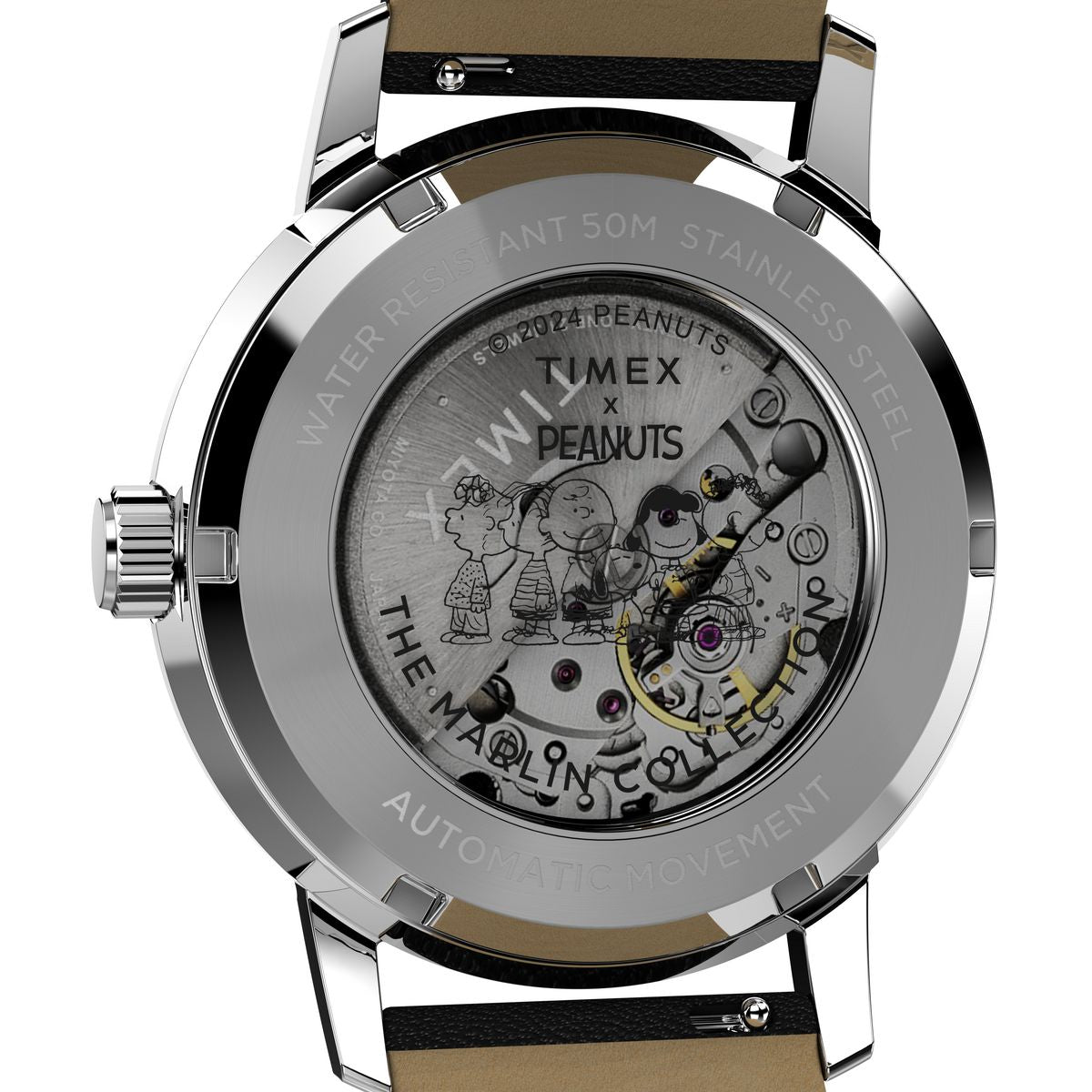 TW2W68800 Marlin Snoopy Peanuts de hombre correa de cuero