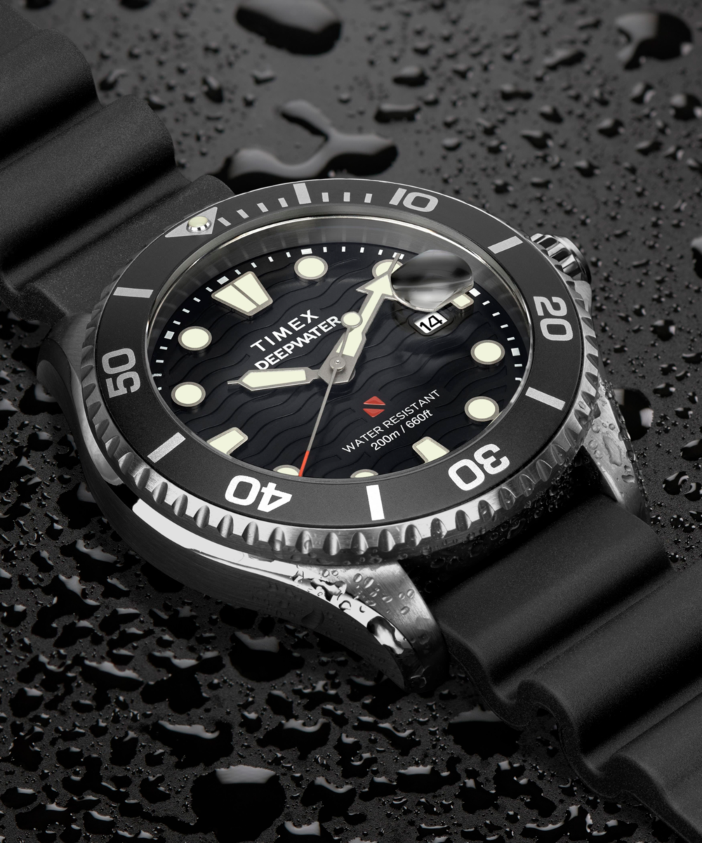TW2W81600 Reloj Deepwater Meridian 200 de hombre correa de caucho