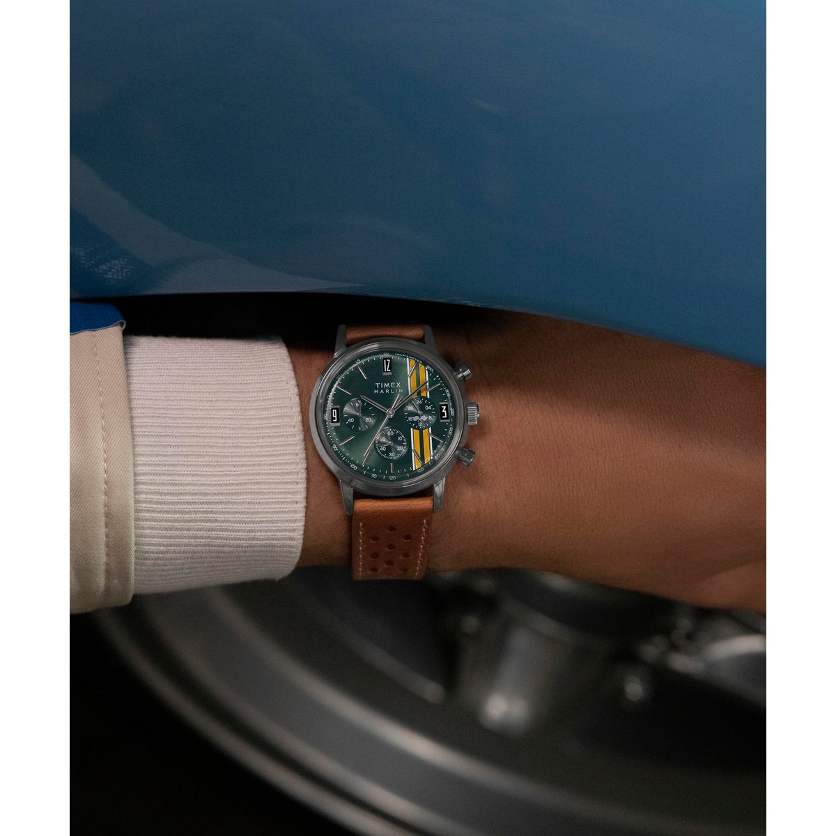 TW2W99100 Marlin de hombre correa de piel