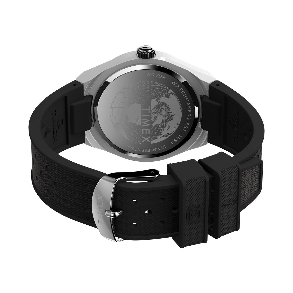 TW2Y12200 Timex Q Continental GMT de hombre correa de resina