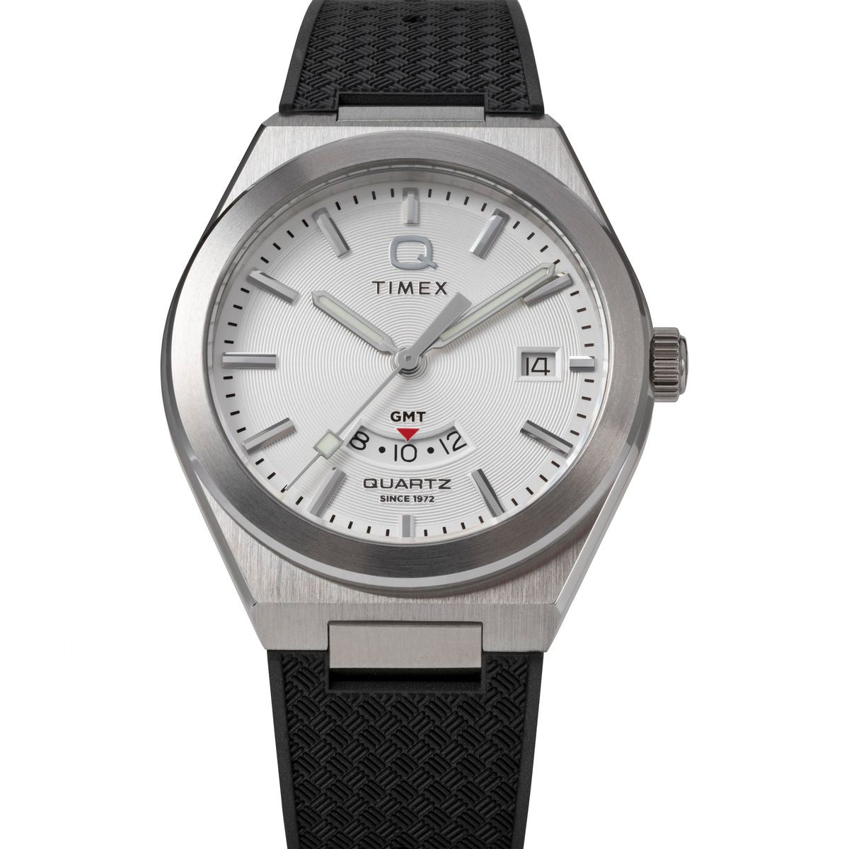 TW2Y12200 Timex Q Continental GMT de hombre correa de resina