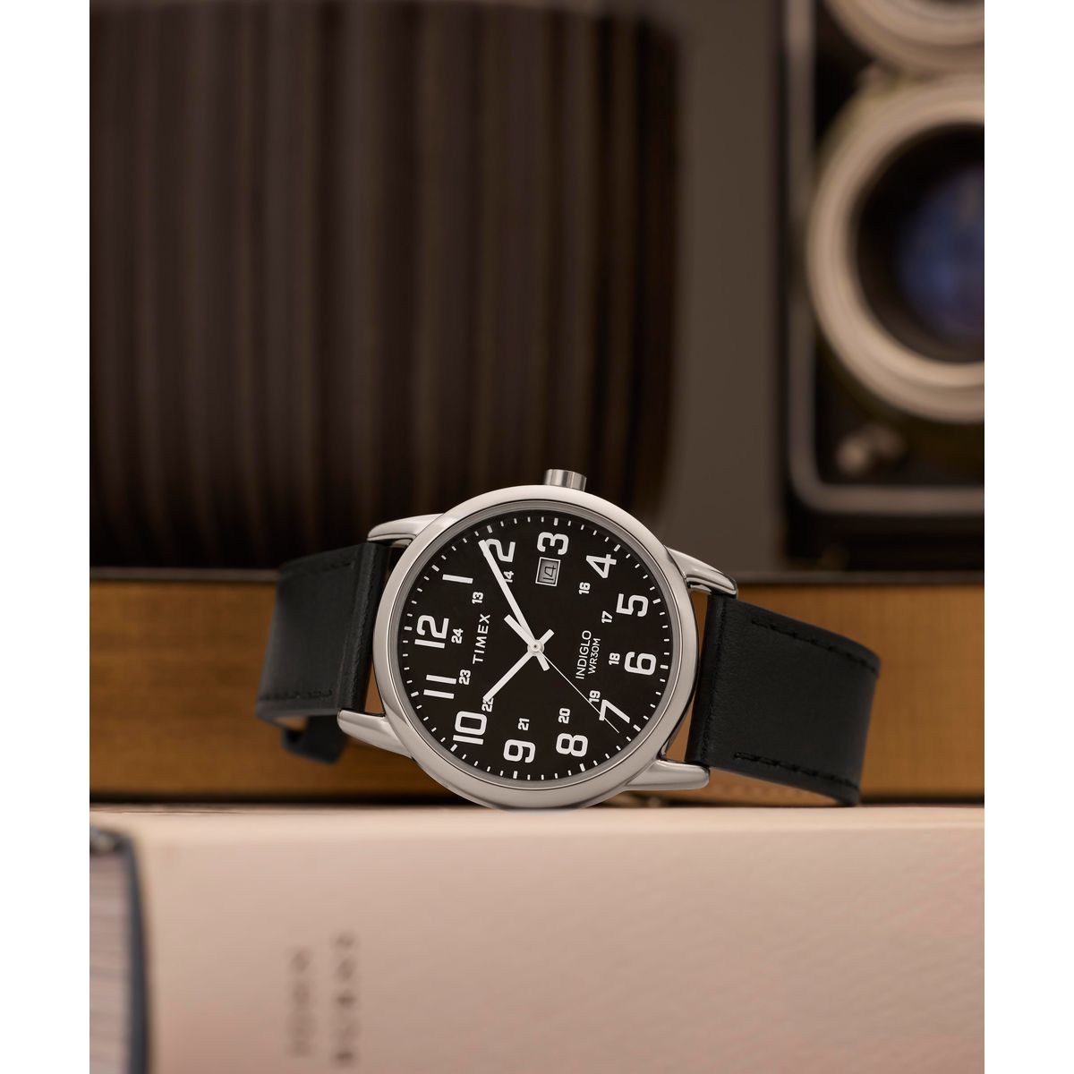 TW2Y12800 Easy Reader de hombre correa de cuero