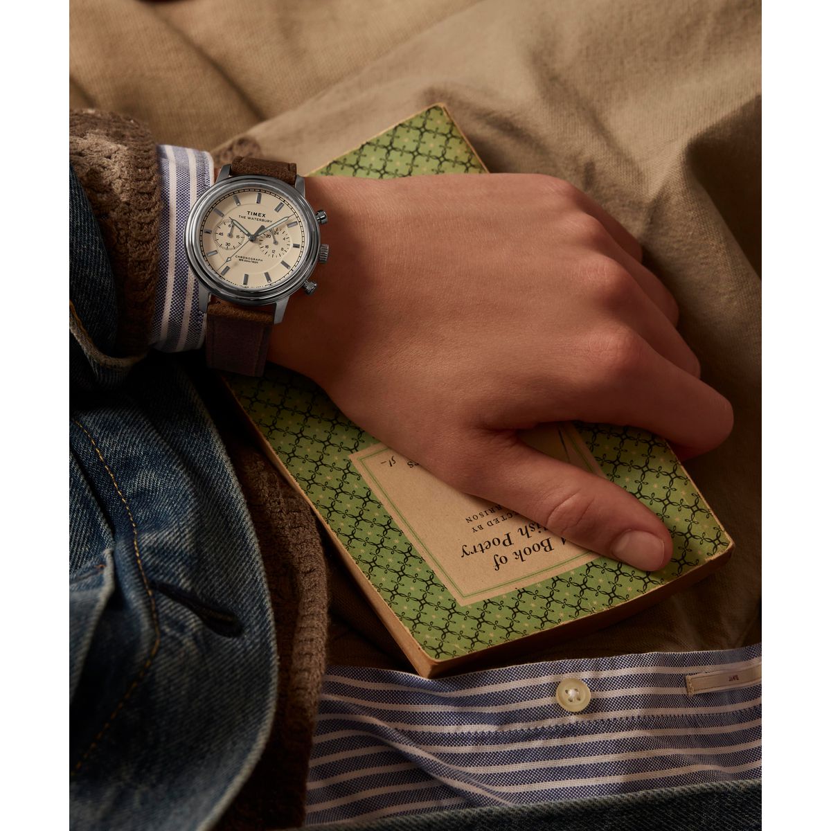 TW2Y23500 Waterbury de hombre correa de piel