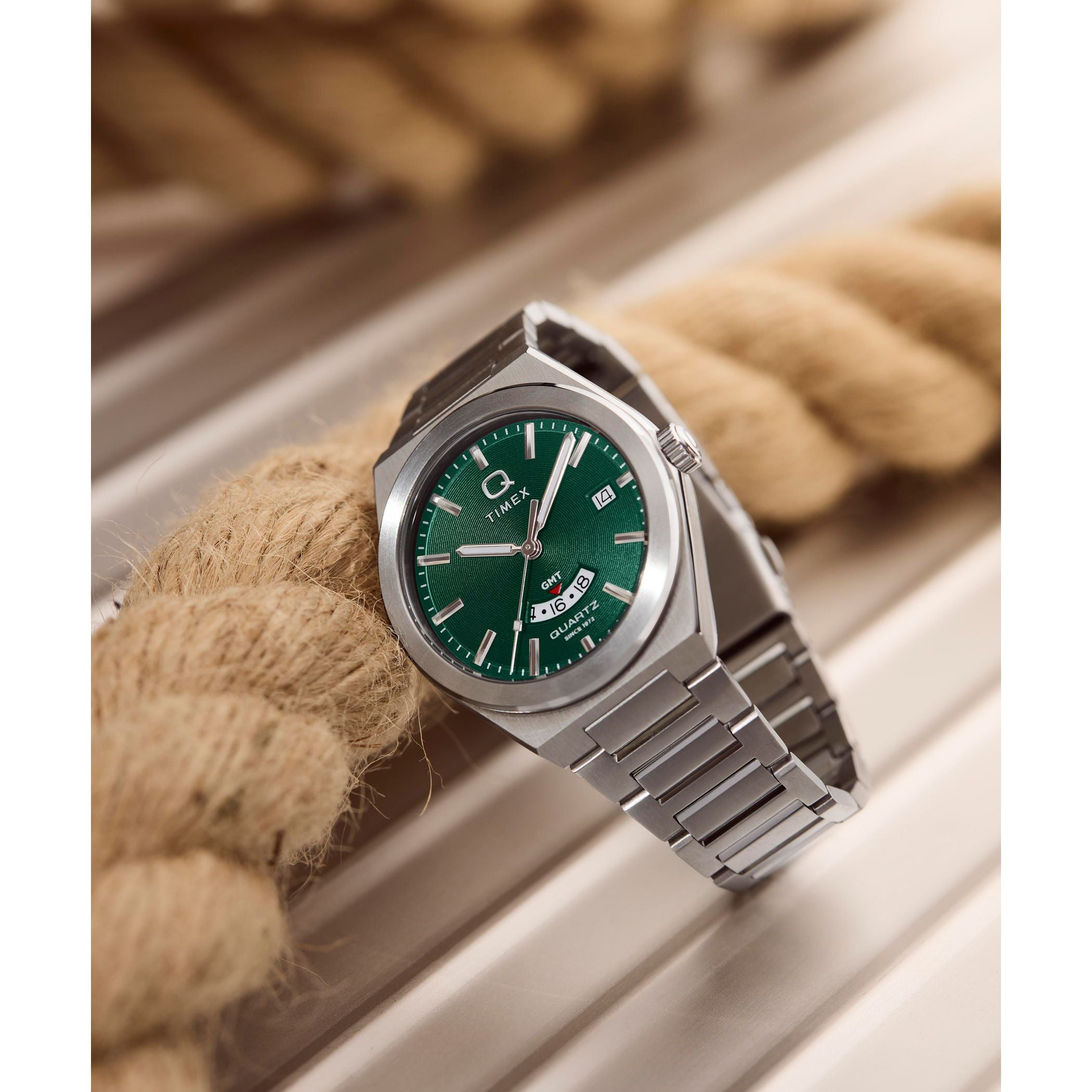 TW2Y24800 Timex Q Continental de hombre pulsera de metal