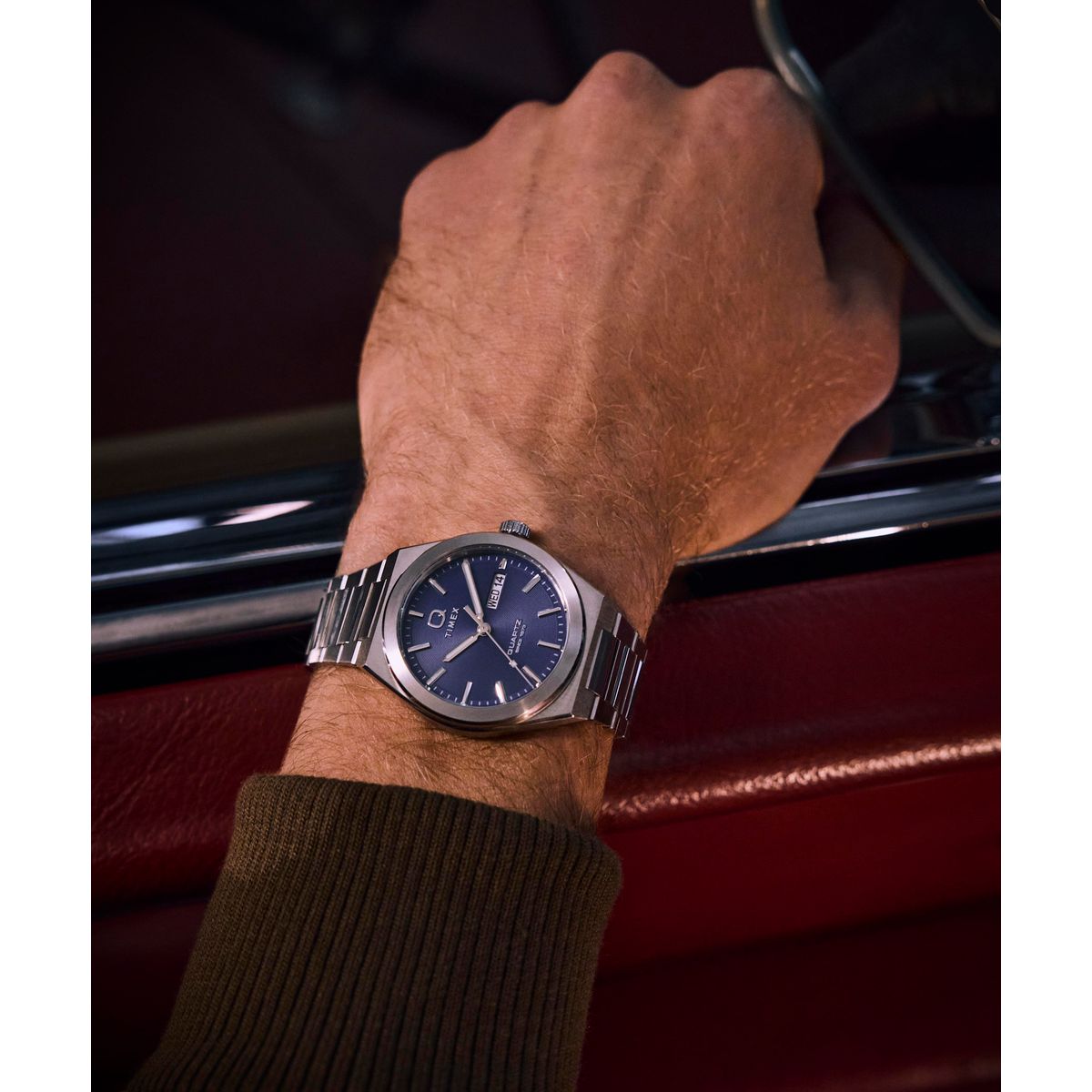 TW2Y25100 Timex Q Continental de hombre correa de metal