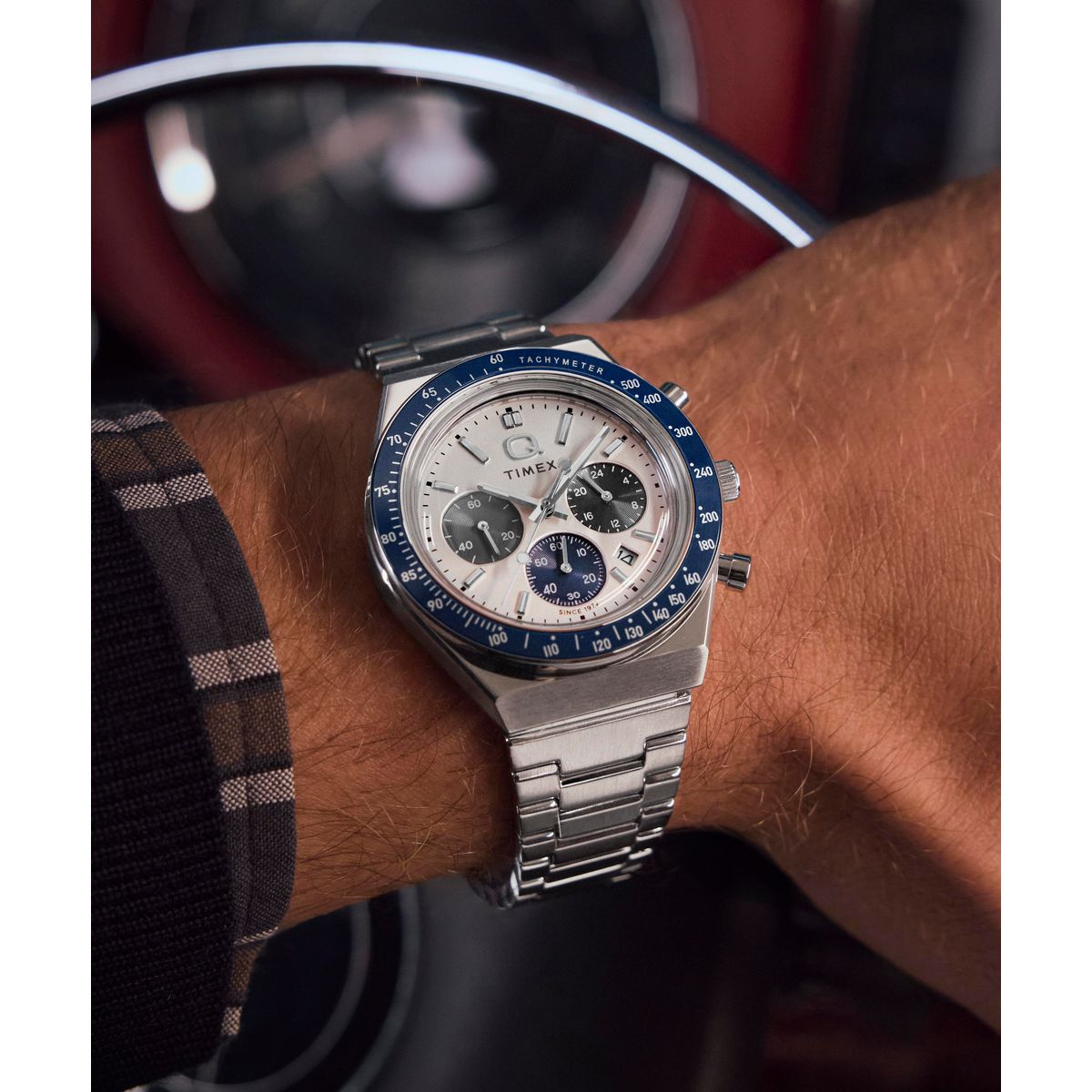 TW2Y36200 Timex Q de hombre correa de metal
