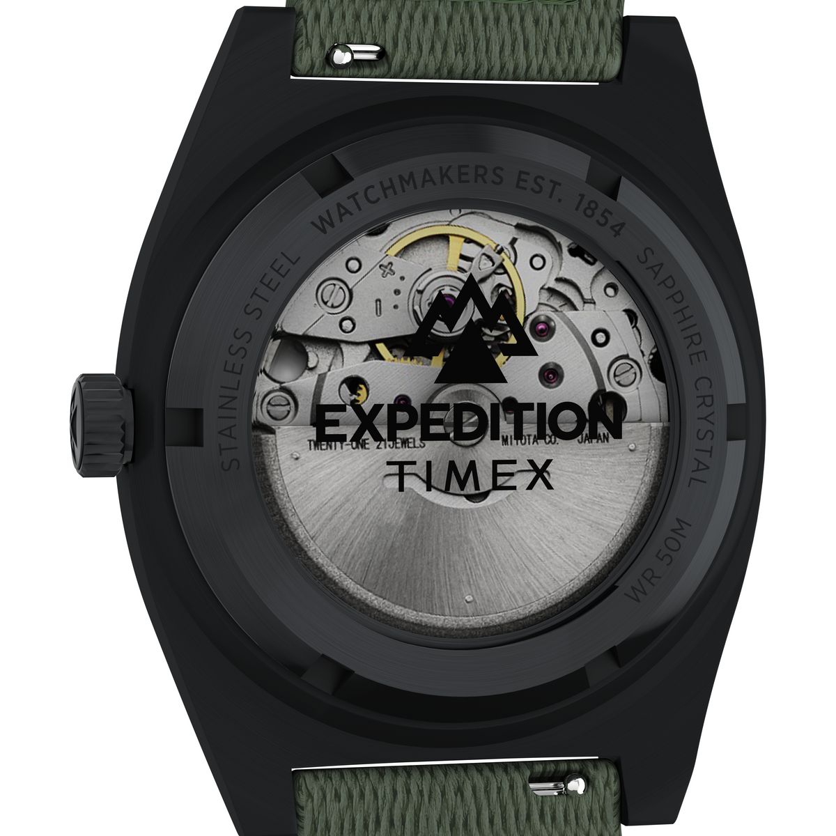 TW2Y39800 Expedition Capstone automático de hombre correa de tela