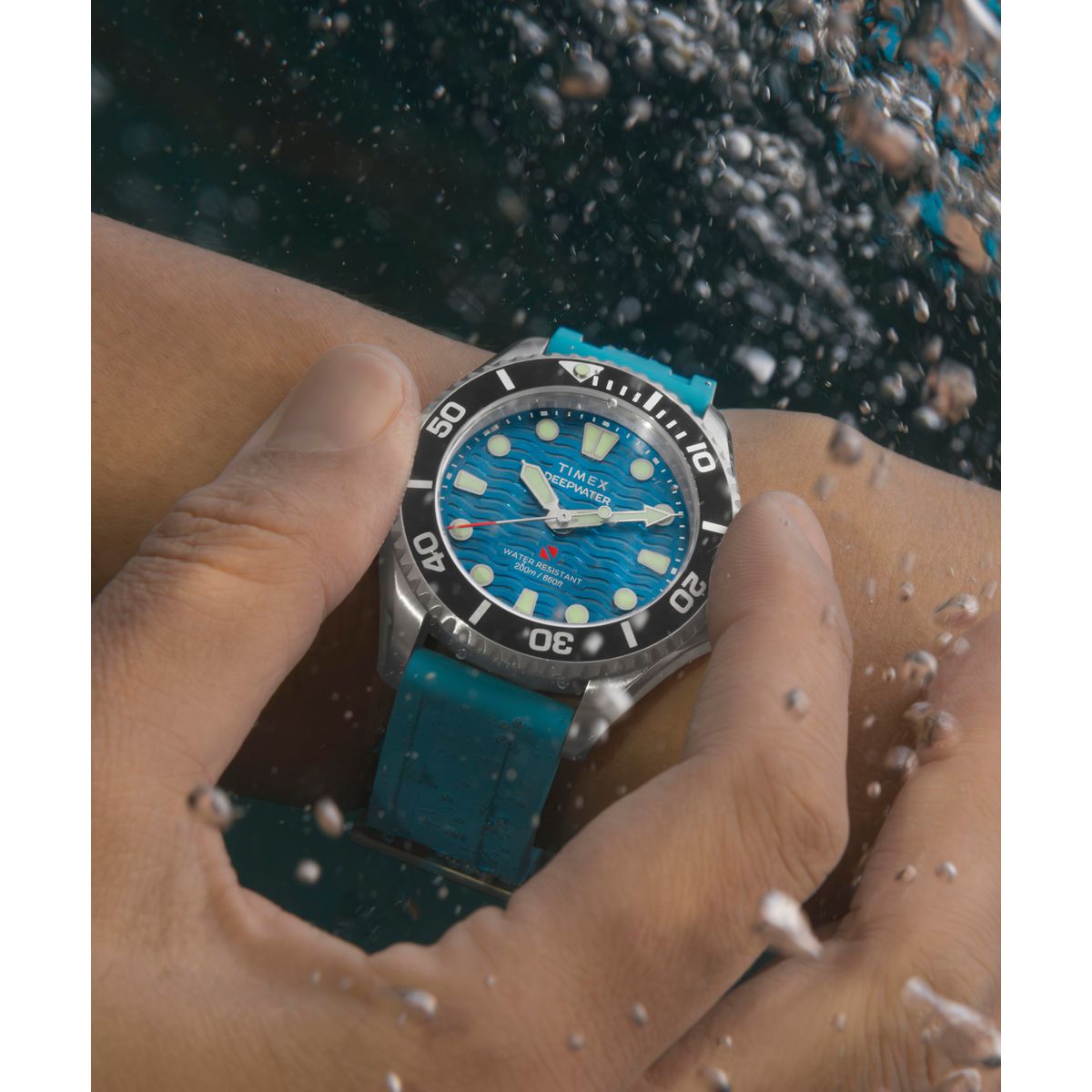 TW2Y40400 Deepwater Meridian unisex pulsera de resina