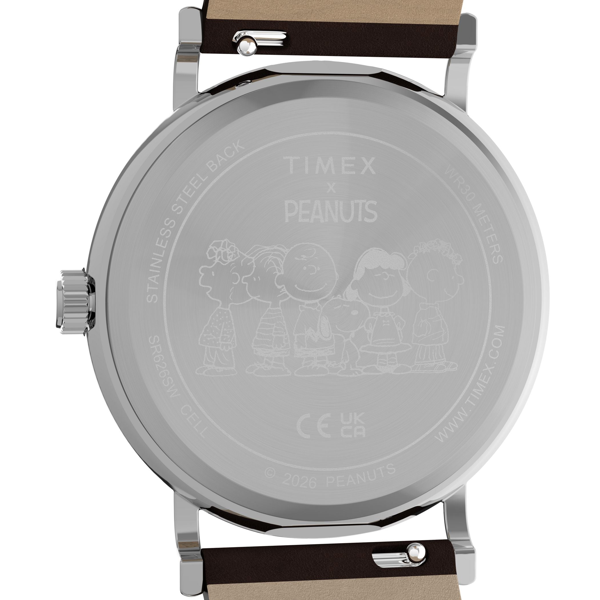 TW2Y51500 Weekender Snoopy Peanuts de hombre correa de cuero
