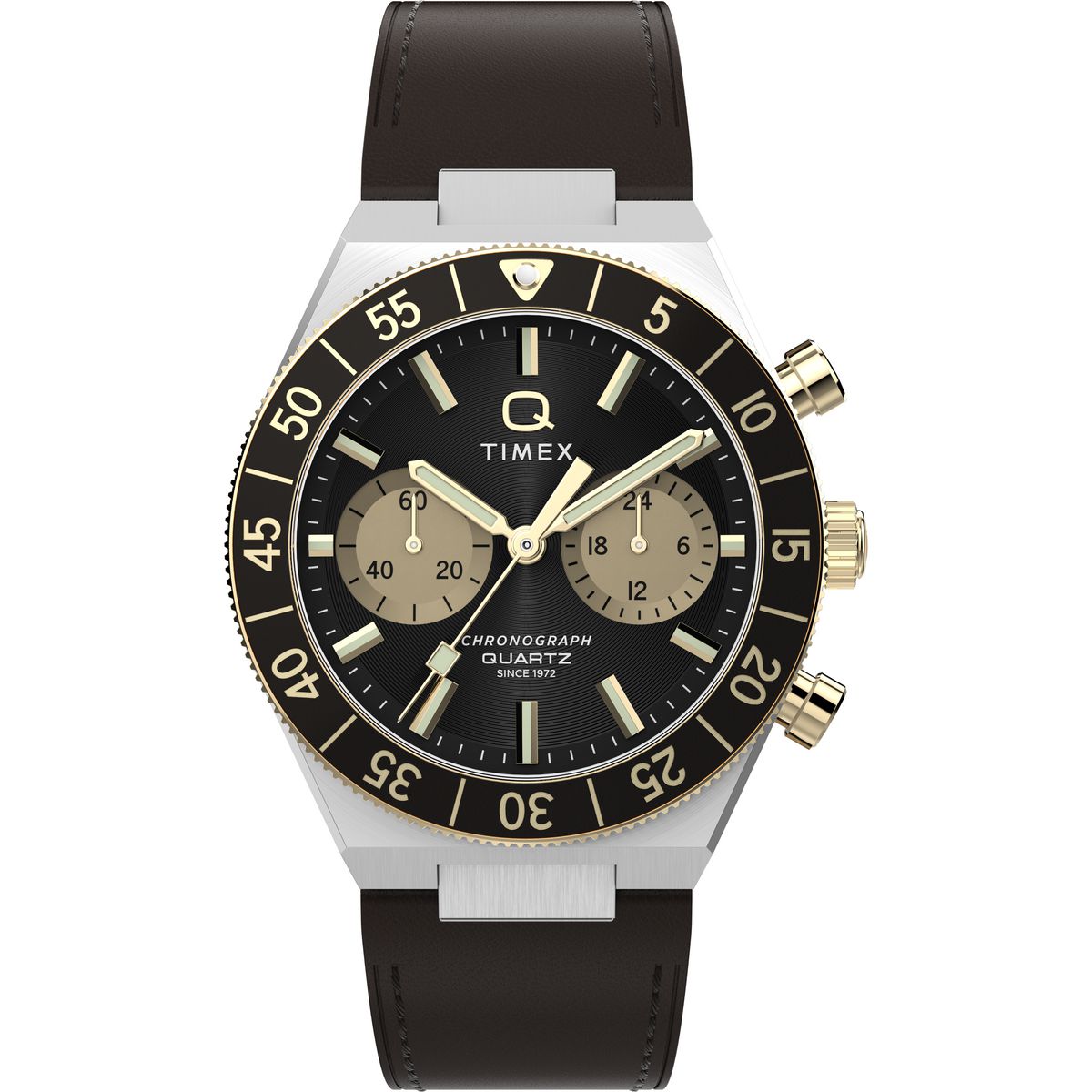 TW2Y56000 Timex Q Continental de hombre correa de piel