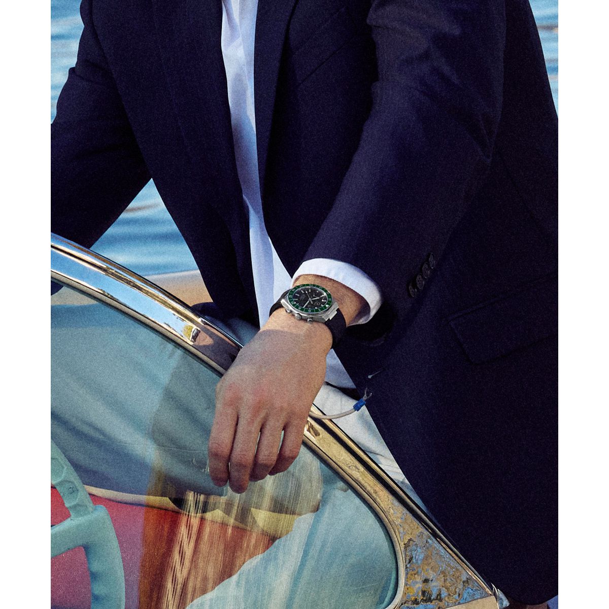 TW2Y56100 Timex Q Continental de hombre correa de resina