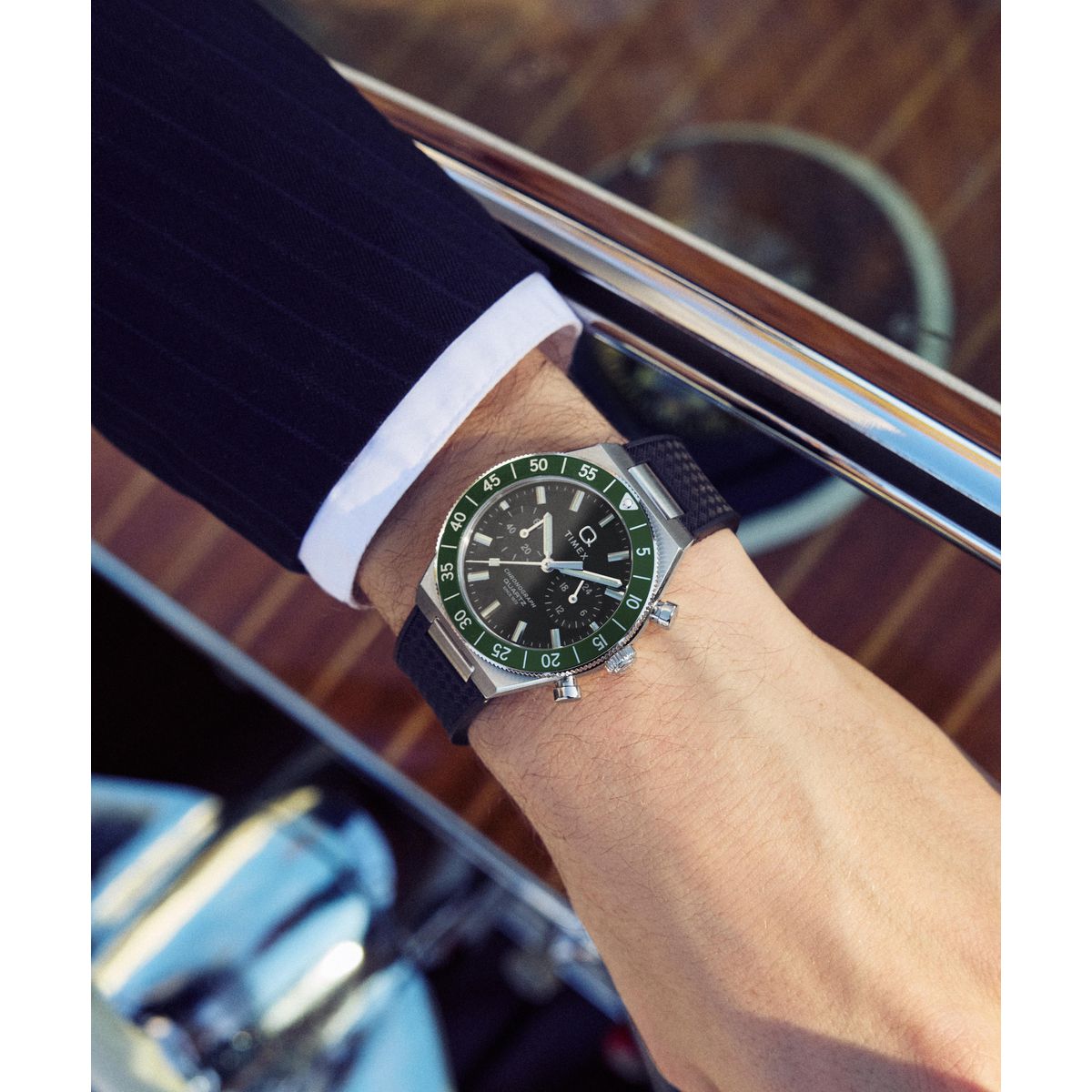 TW2Y56100 Timex Q Continental de hombre correa de resina