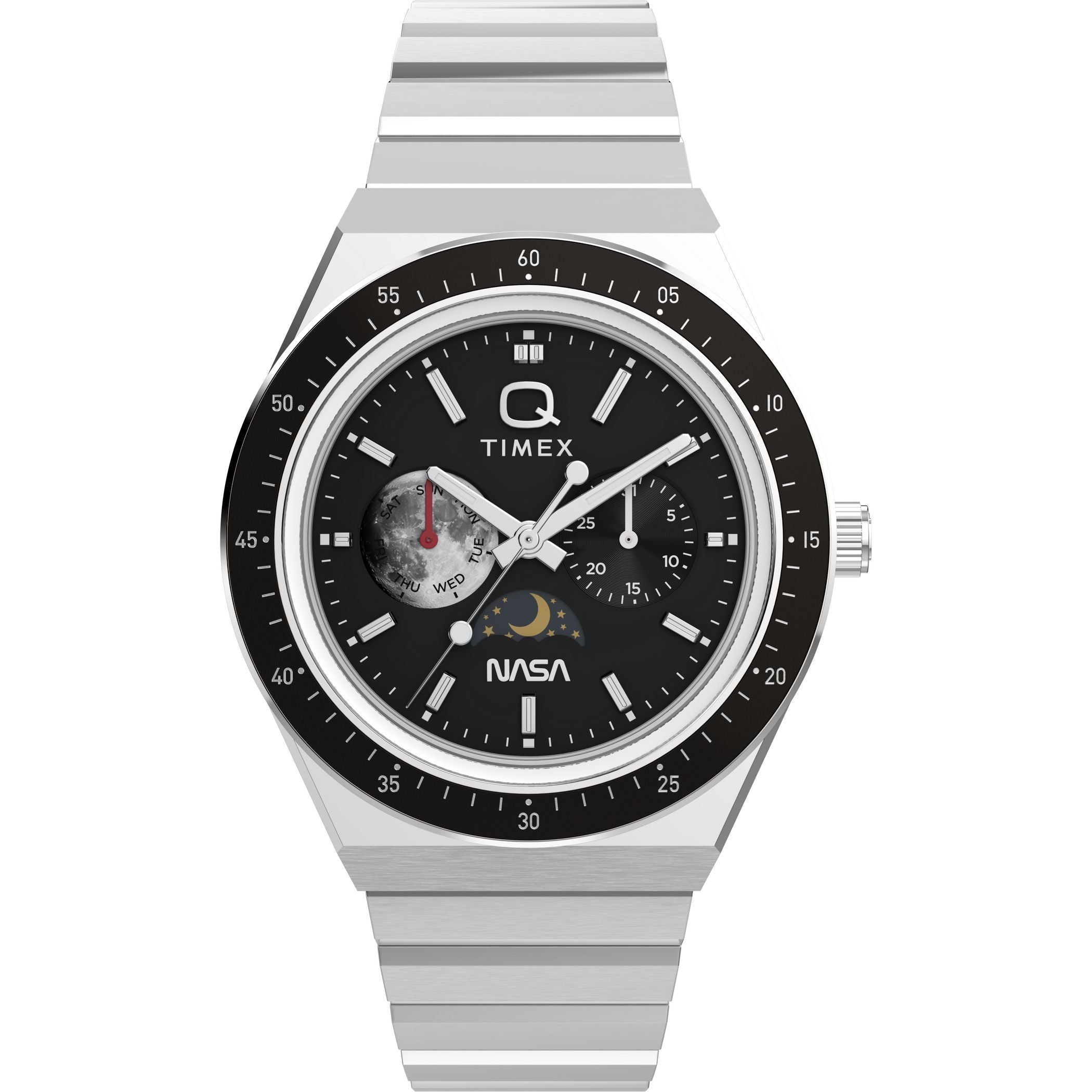 TW2Y56700 Timex Q NASA de hombre correa de metal