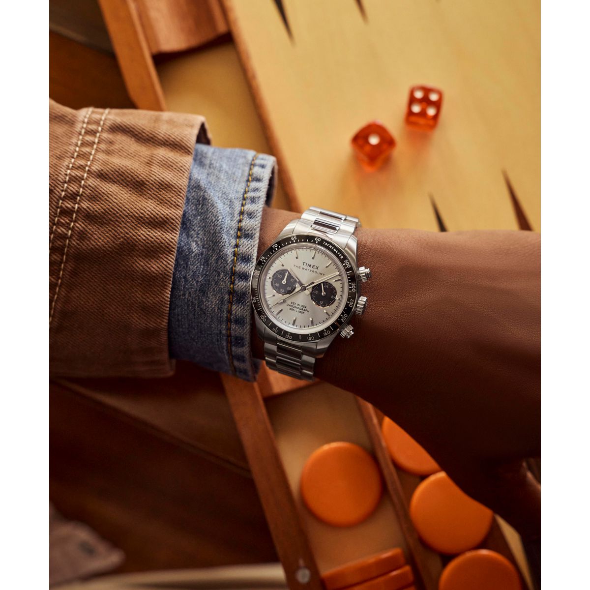 TW2Y70500 Reloj Timex Waterbury Heritage de caballero pulsera de metal