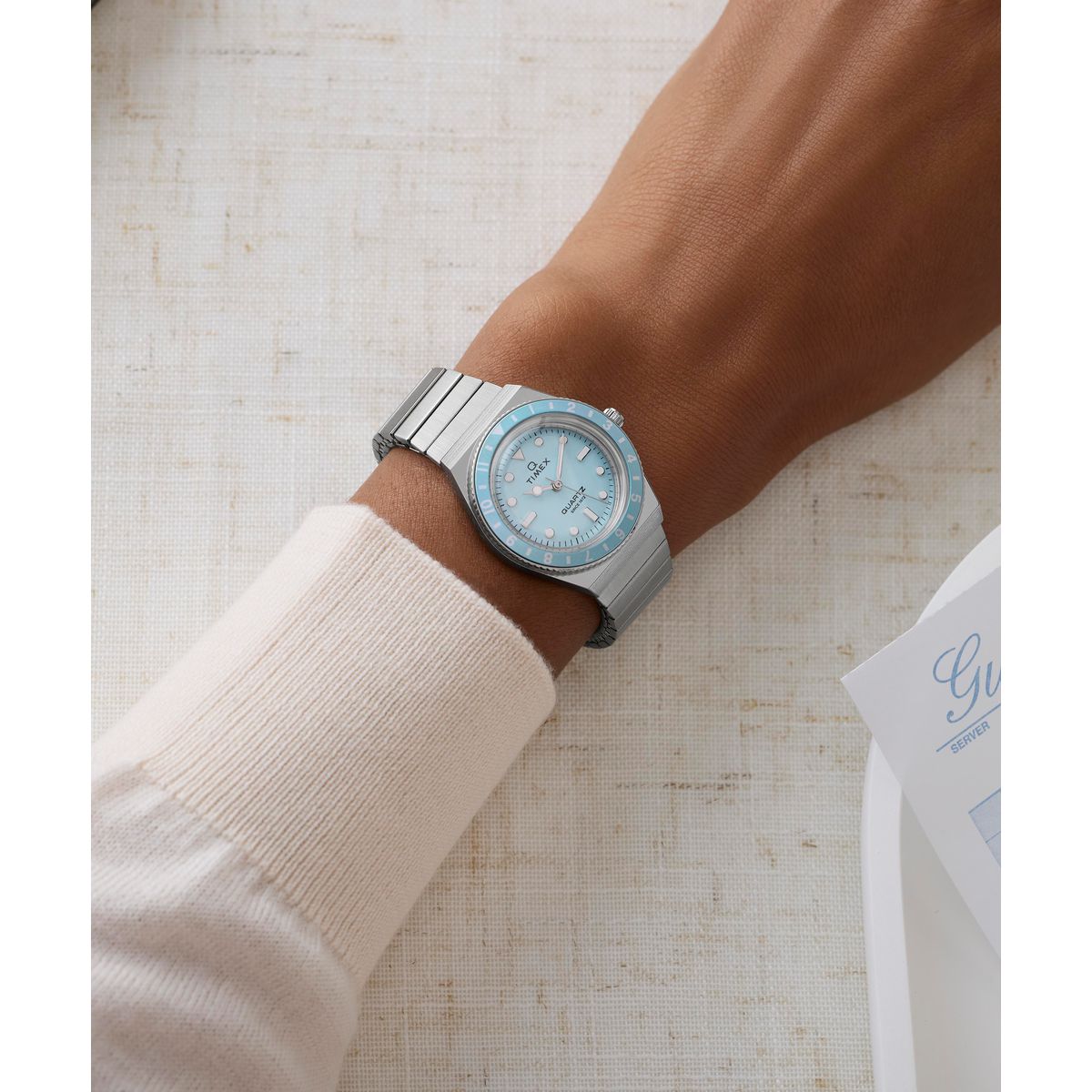 TW2Y77300 Timex Q Mini de mujer correa de metal