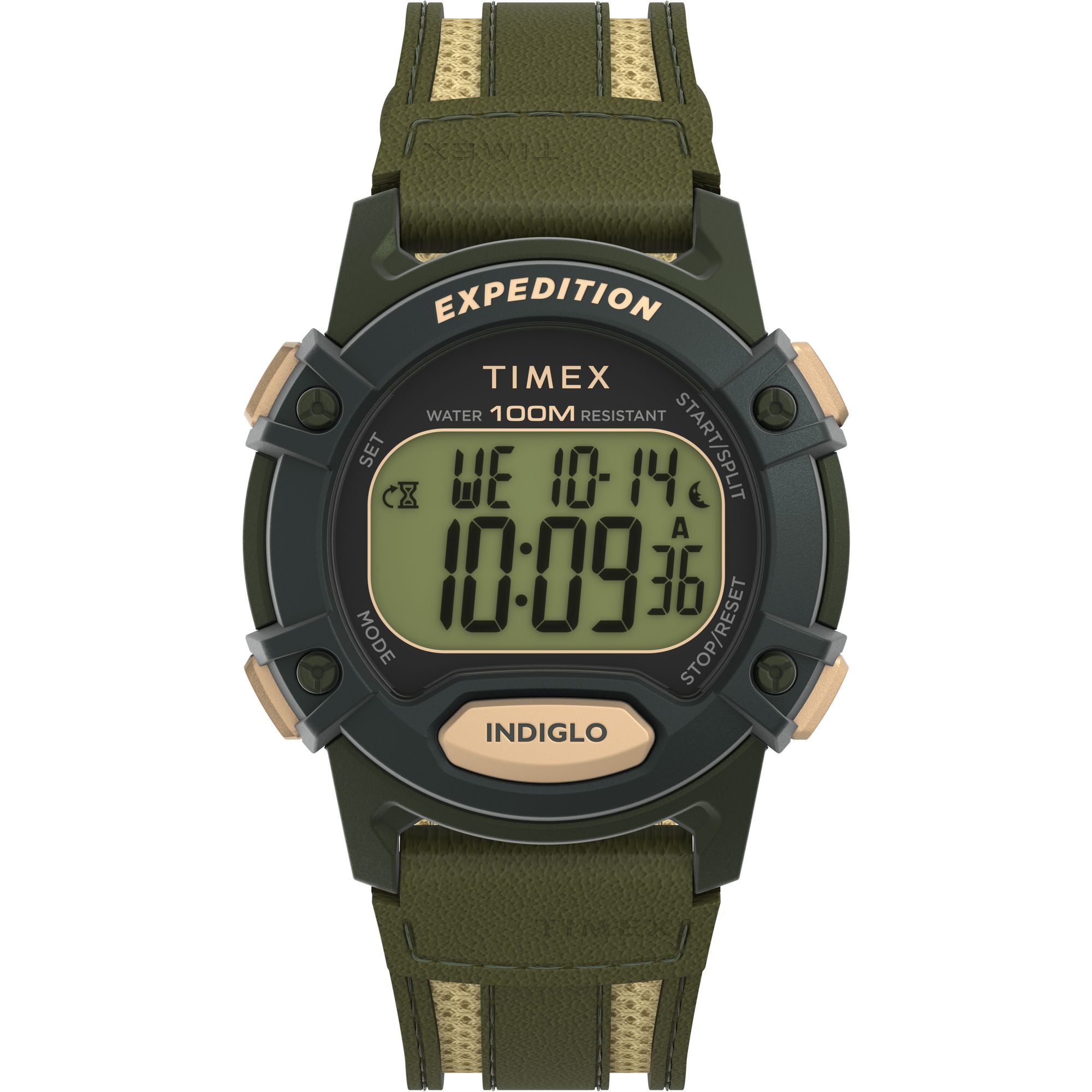 TW4B30300 Expedition CAT5 de hombre pulsera de cuero 41 mm
