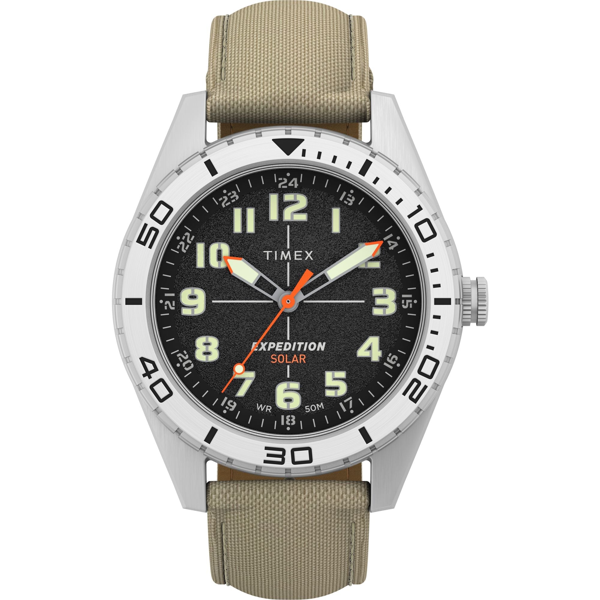TW4B30700 Expedition Field Solar de hombre pulsera de tela 43 mm