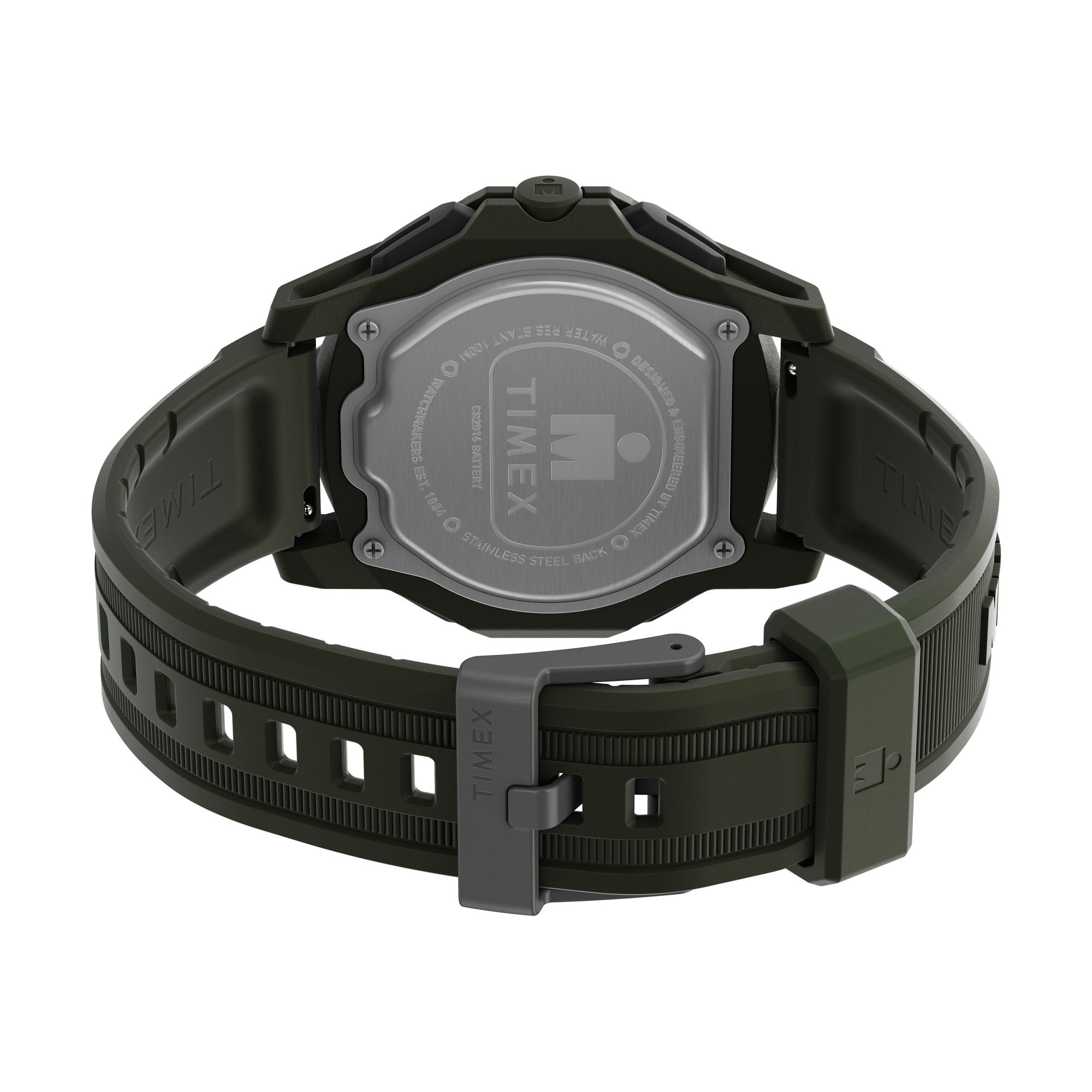TW5M58000 Ironman Digital Adrenaline de hombre pulsera de caucho 46 mm
