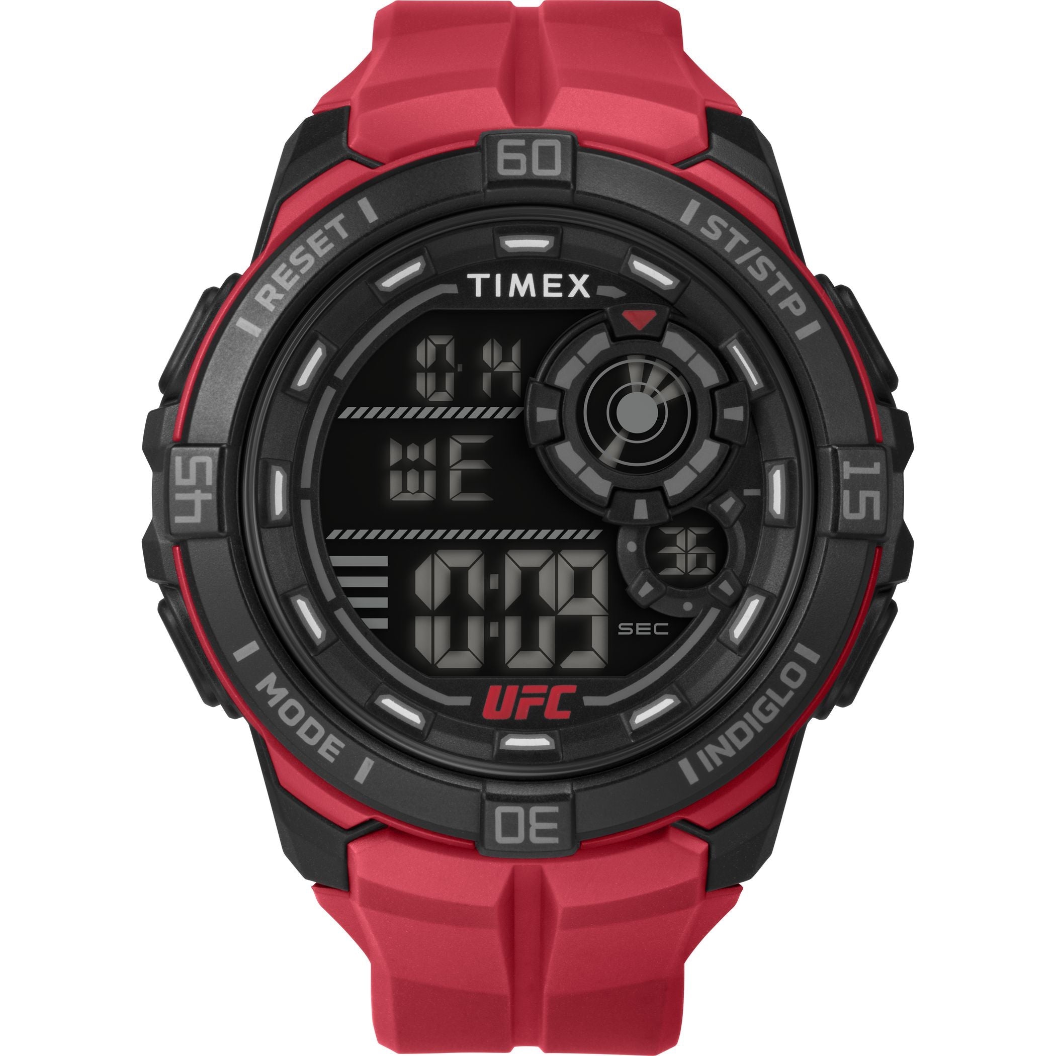 TW5M59200 UFC Rush Digital de hombre correa de caucho