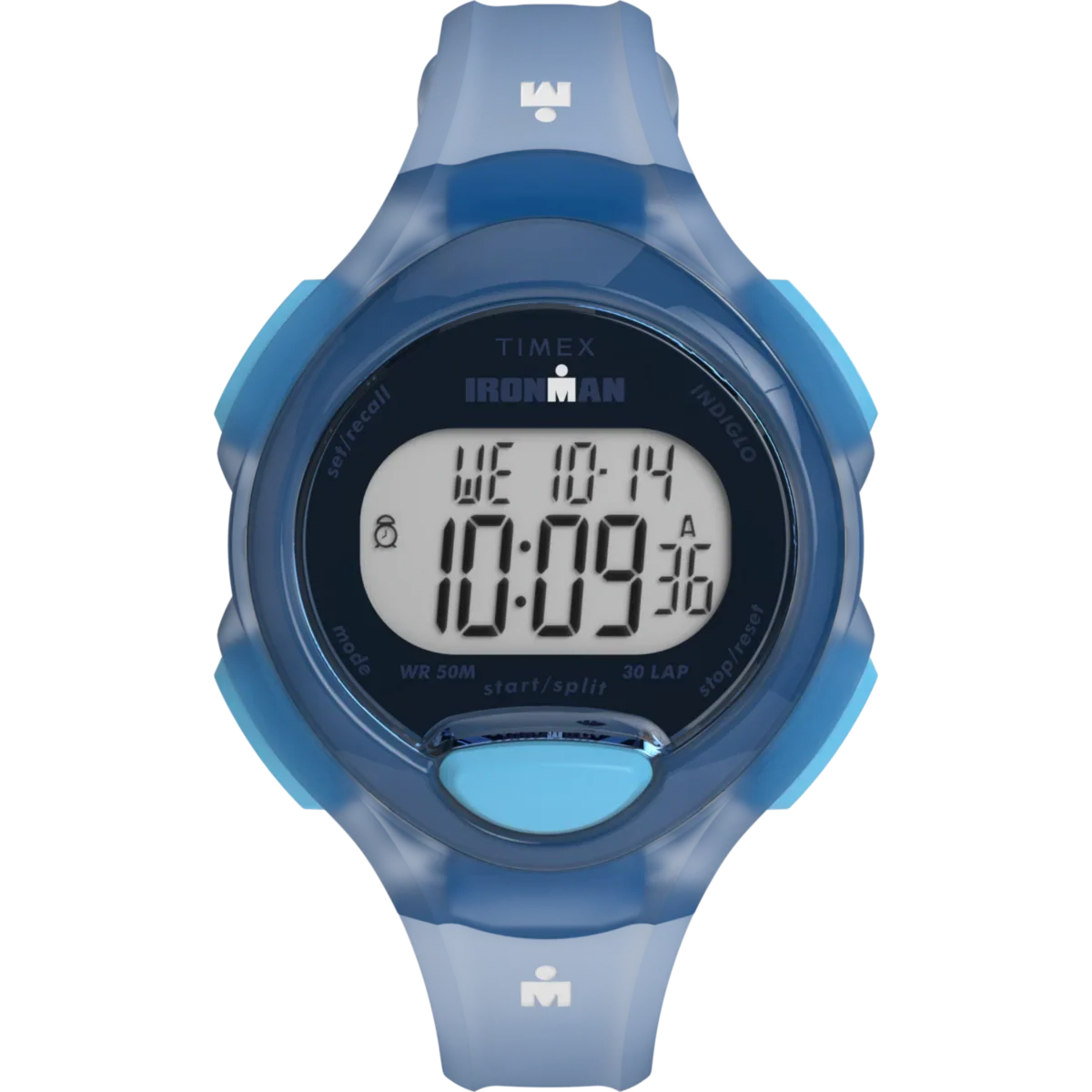 TW5M65800 Reloj Timex Ironman de dama pulsera de caucho 34 mm