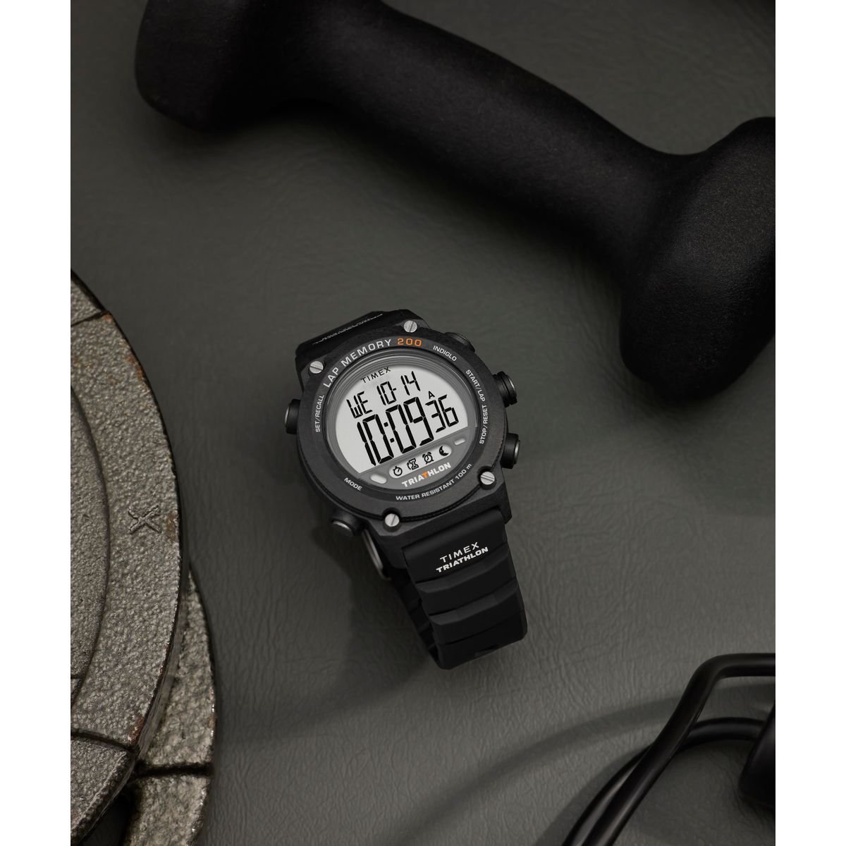 TW5M66900 Triathlon 200 de hombre correa de caucho